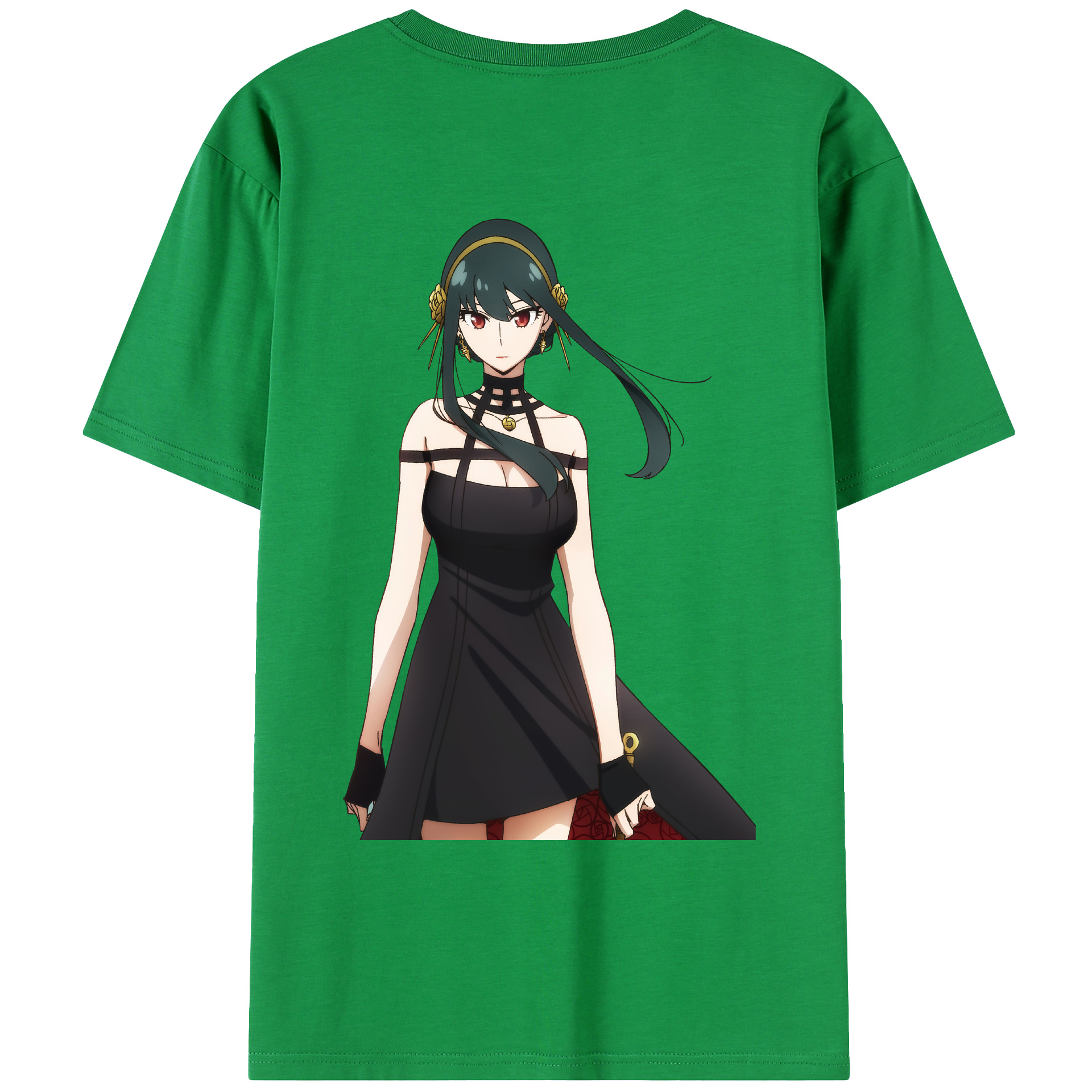 （画像用） SPY×FAMILY间谍家家酒 綿100％ メンズ半袖Tシャツ（バックプリント） 通気性