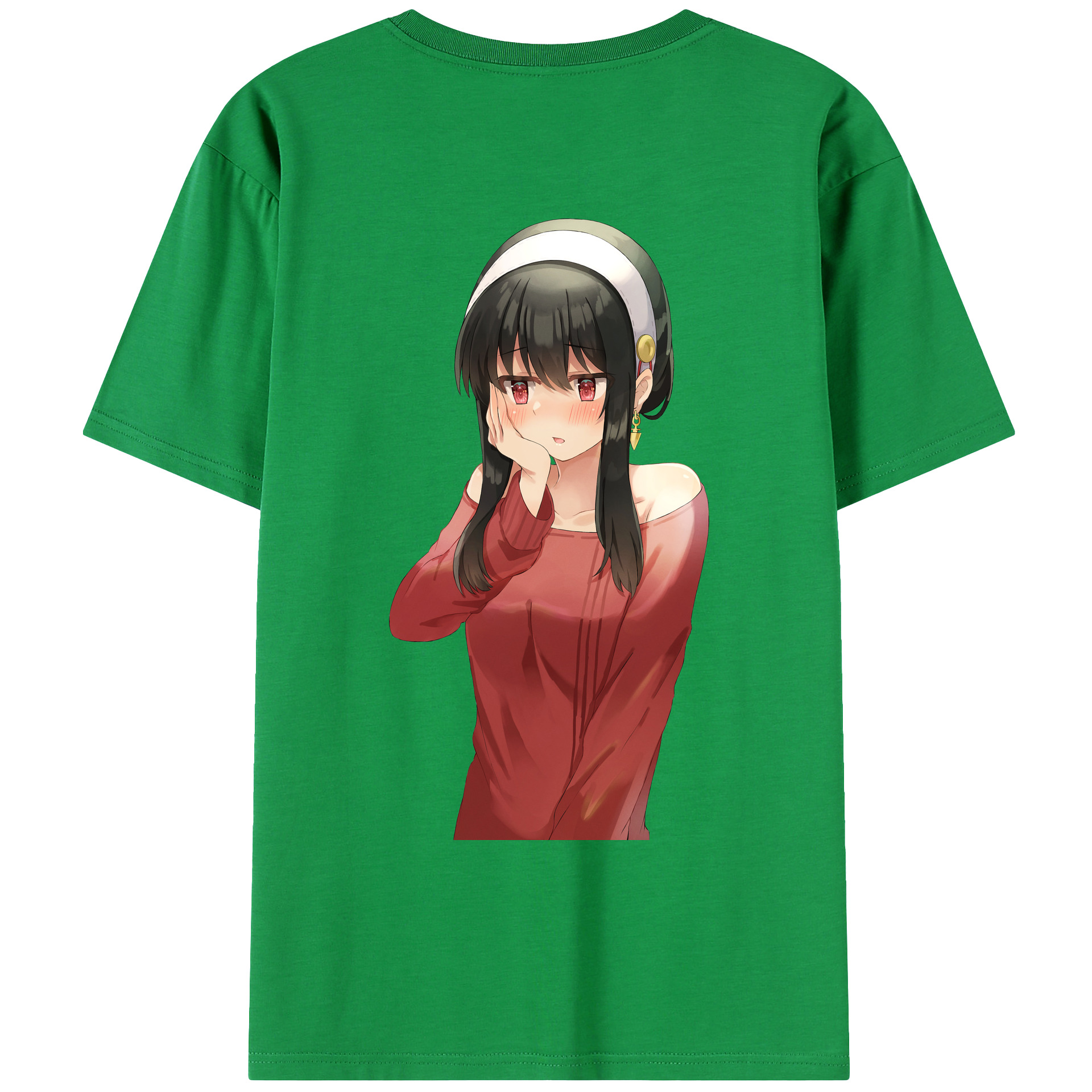 （画像用） SPY×FAMILY间谍家家酒 綿100％ メンズ半袖Tシャツ（バックプリント） 通気性