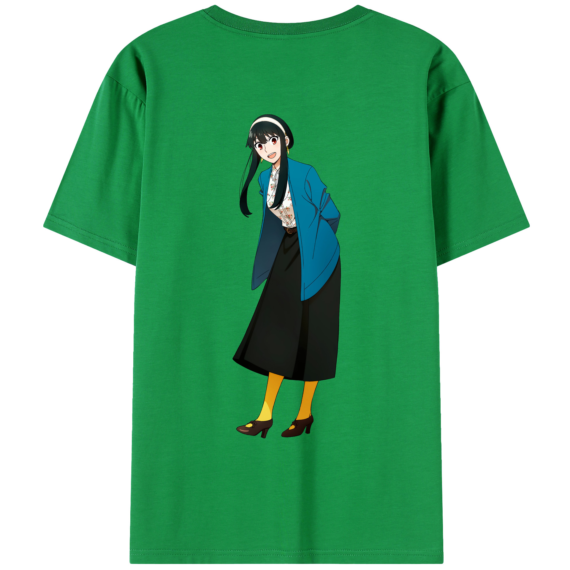 （画像用） SPY×FAMILY间谍家家酒 綿100％ メンズ半袖Tシャツ（バックプリント） 通気性