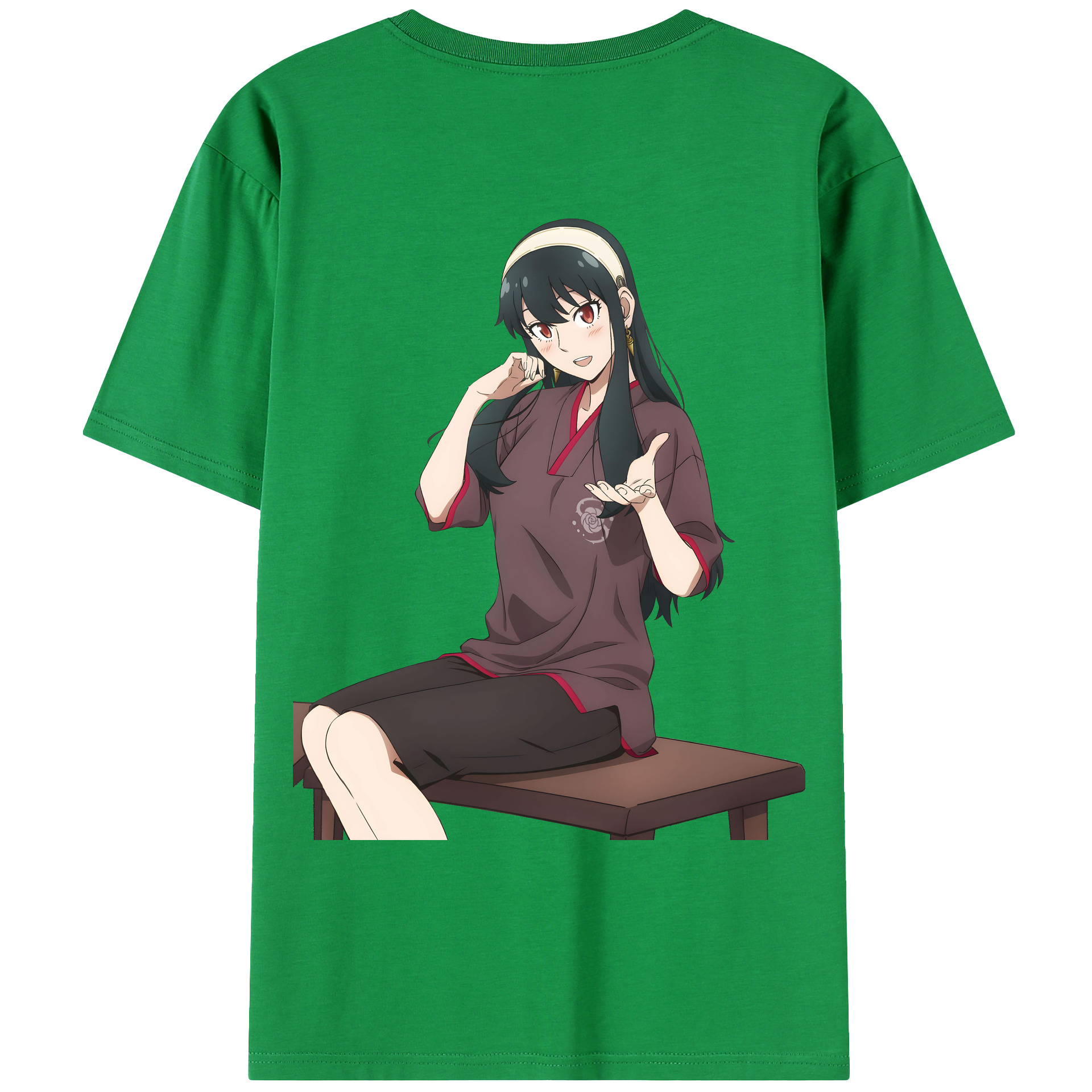 （画像用） SPY×FAMILY间谍家家酒 綿100％ メンズ半袖Tシャツ（バックプリント） 通気性