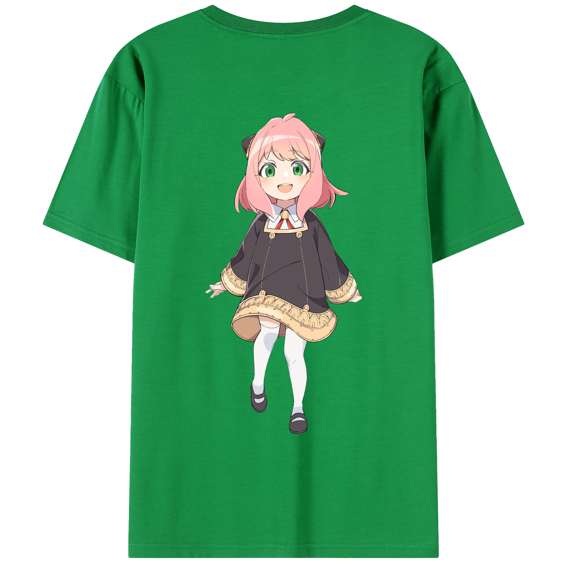 （画像用） SPY×FAMILY间谍家家酒 綿100％ メンズ半袖Tシャツ（バックプリント） 通気性