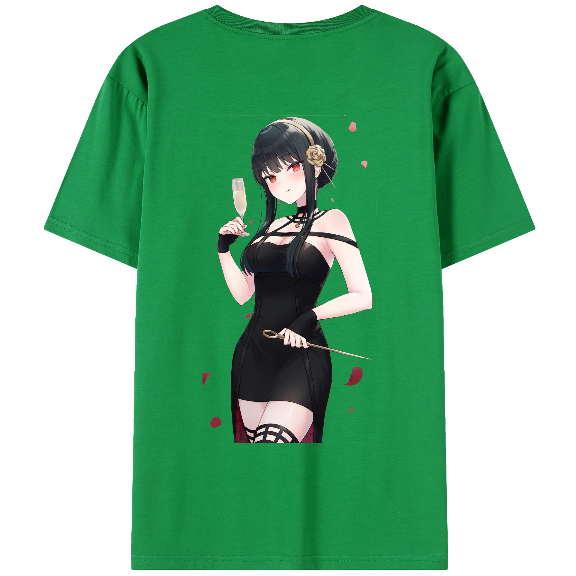 （画像用） SPY×FAMILY间谍家家酒 綿100％ メンズ半袖Tシャツ（バックプリント） 通気性