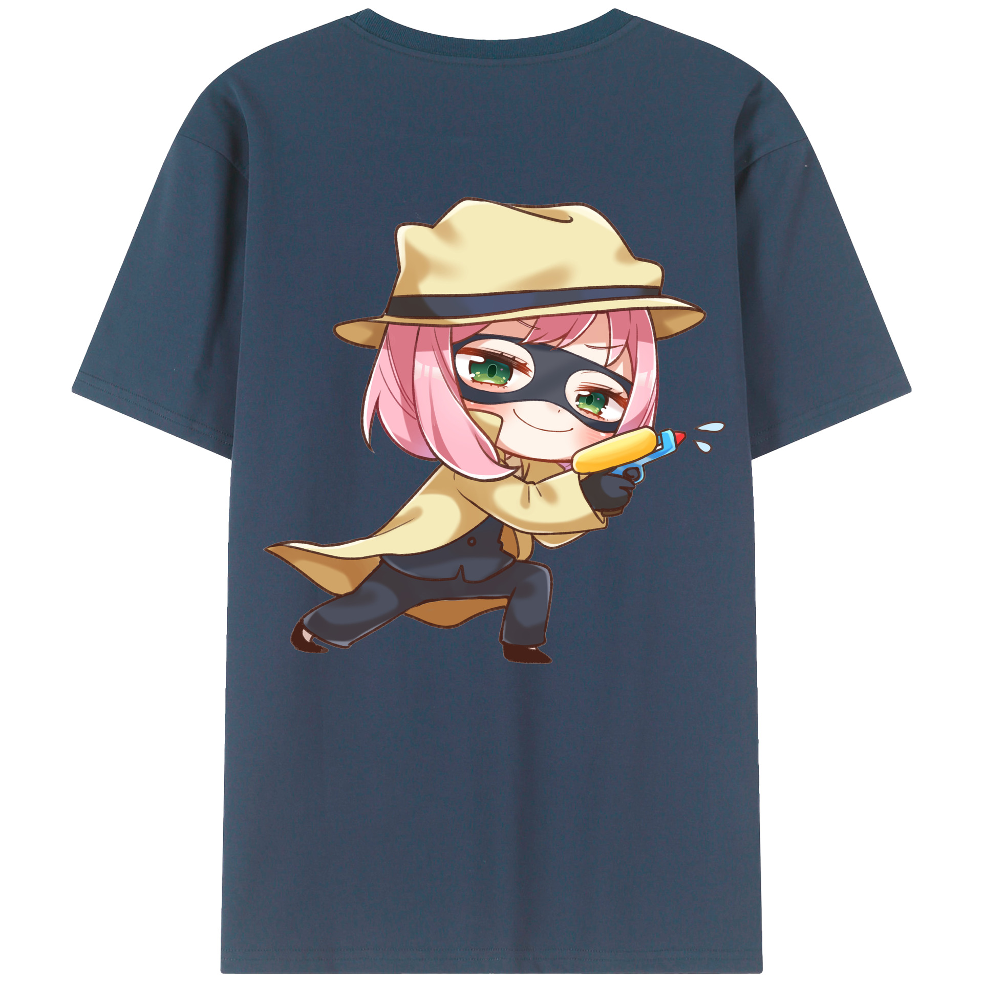（画像用） SPY×FAMILY间谍家家酒 綿100％ メンズ半袖Tシャツ（バックプリント） 通気性