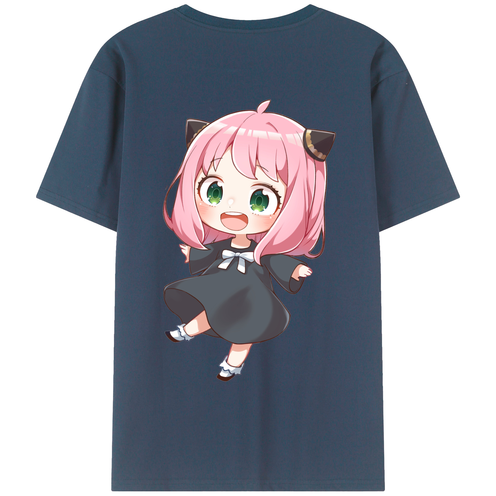 （画像用） SPY×FAMILY间谍家家酒 綿100％ メンズ半袖Tシャツ（バックプリント） 通気性