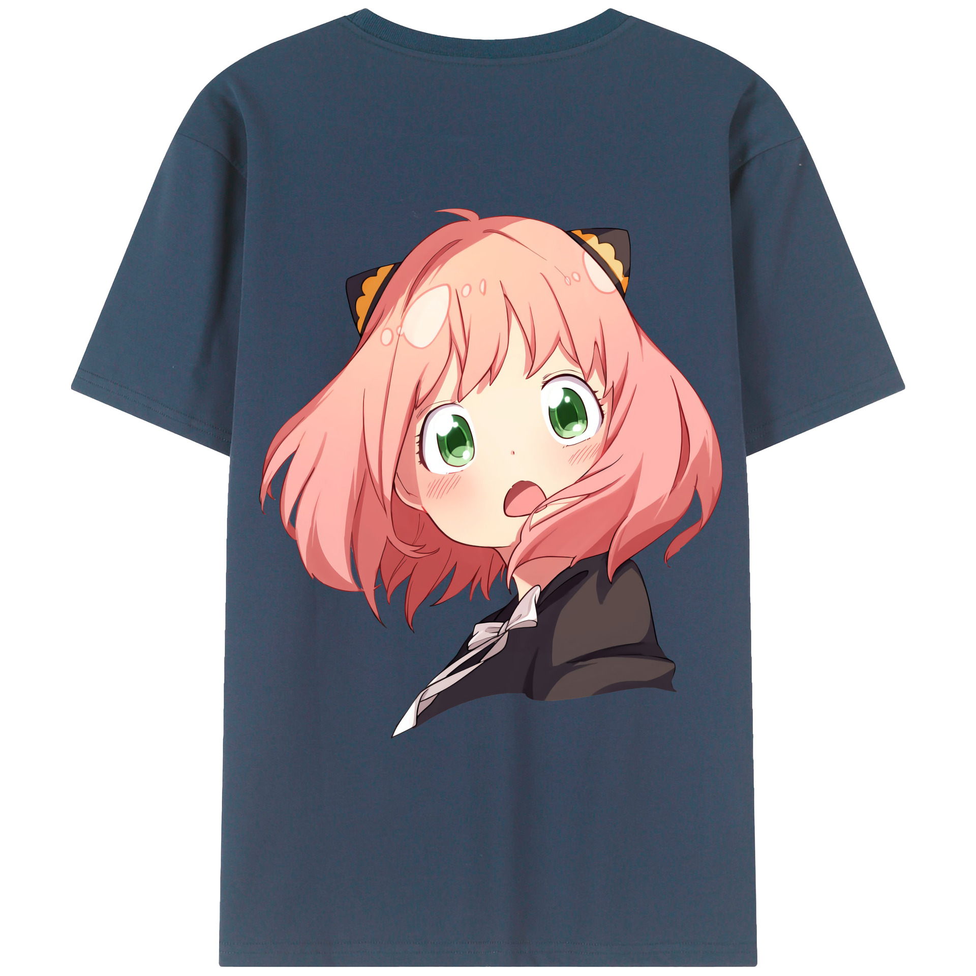 （画像用） SPY×FAMILY间谍家家酒 綿100％ メンズ半袖Tシャツ（バックプリント） 通気性