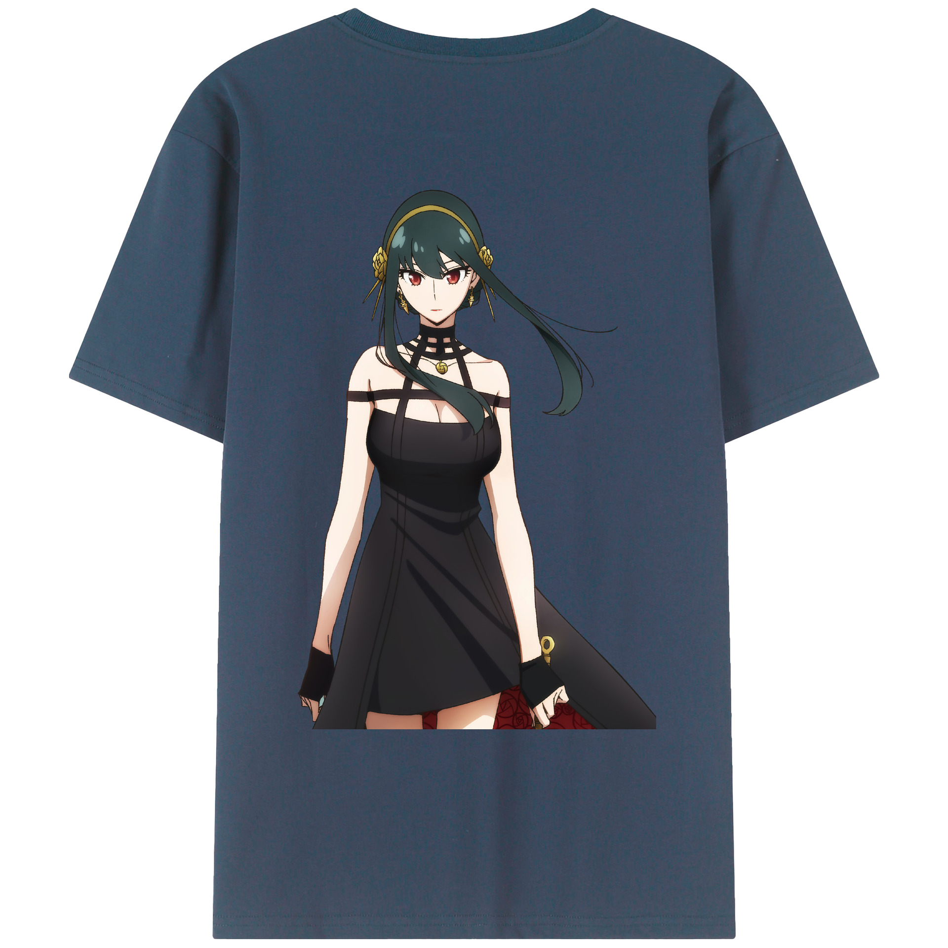 （画像用） SPY×FAMILY间谍家家酒 綿100％ メンズ半袖Tシャツ（バックプリント） 通気性