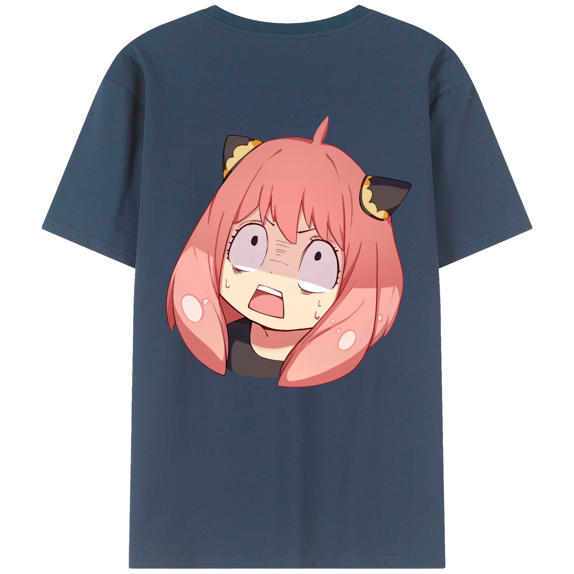（画像用） SPY×FAMILY间谍家家酒 綿100％ メンズ半袖Tシャツ（バックプリント） 通気性