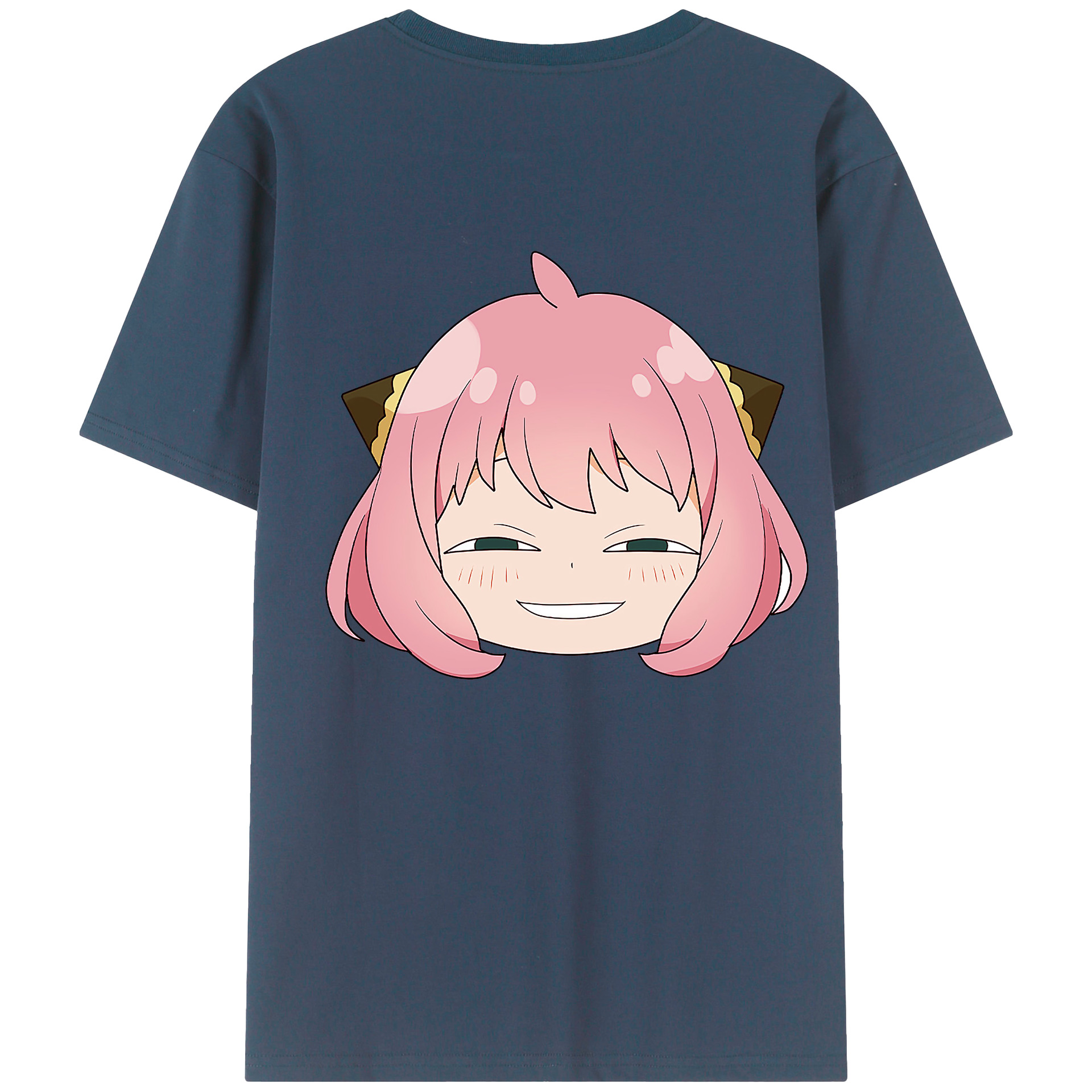（画像用） SPY×FAMILY间谍家家酒 綿100％ メンズ半袖Tシャツ（バックプリント） 通気性