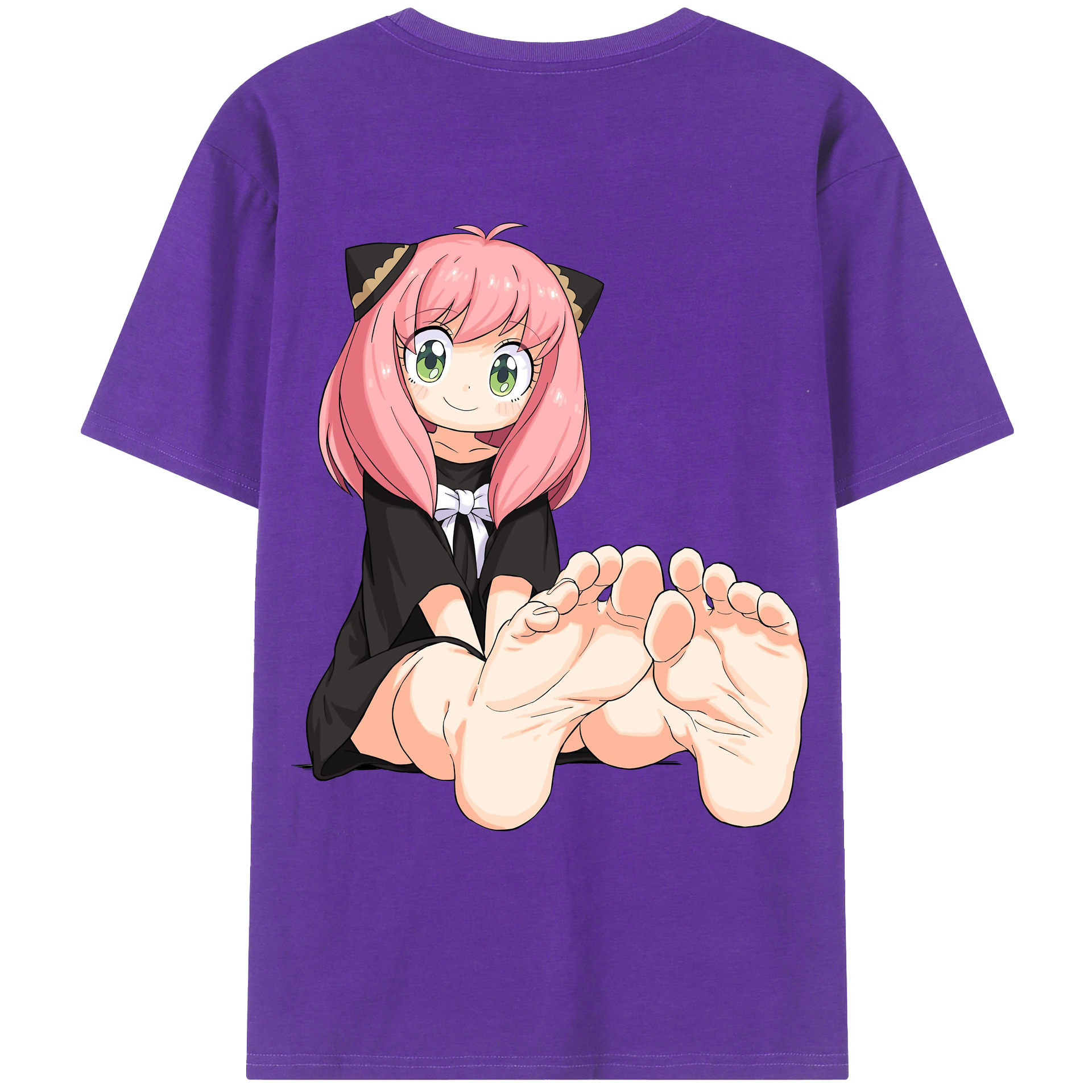 （画像用） SPY×FAMILY间谍家家酒 綿100％ メンズ半袖Tシャツ（バックプリント） 通気性