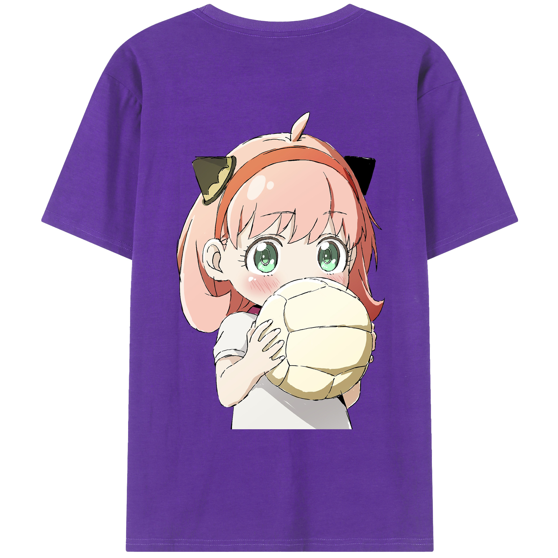 （画像用） SPY×FAMILY间谍家家酒 綿100％ メンズ半袖Tシャツ（バックプリント） 通気性