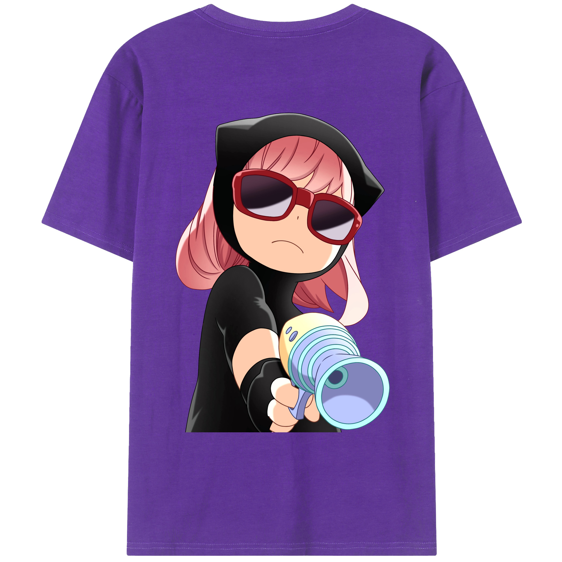 （画像用） SPY×FAMILY间谍家家酒 綿100％ メンズ半袖Tシャツ（バックプリント） 通気性