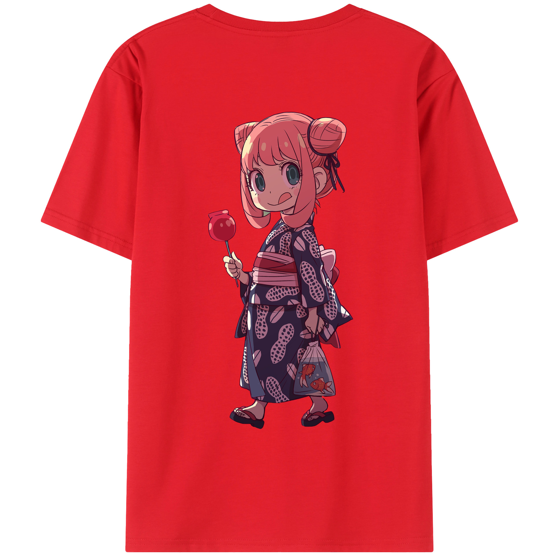 （画像用） SPY×FAMILY间谍家家酒 綿100％ メンズ半袖Tシャツ（バックプリント） 通気性