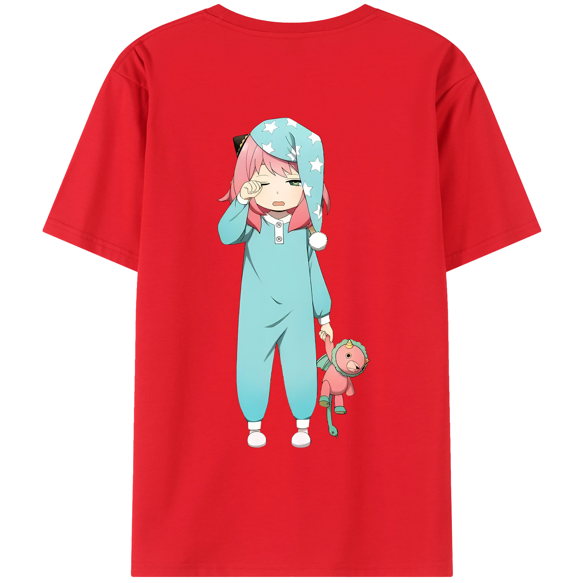 （画像用） SPY×FAMILY间谍家家酒 綿100％ メンズ半袖Tシャツ（バックプリント） 通気性