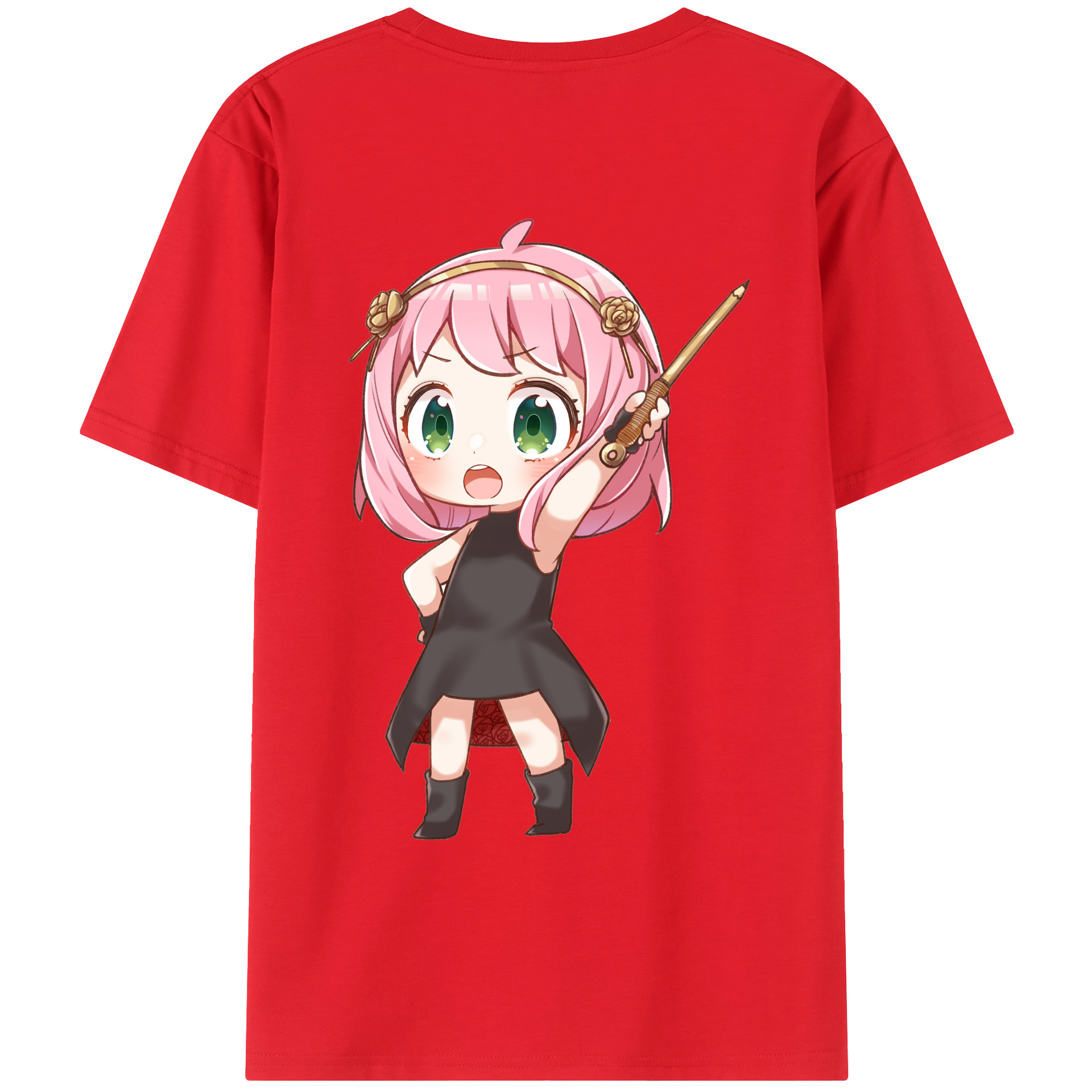 （画像用） SPY×FAMILY间谍家家酒 綿100％ メンズ半袖Tシャツ（バックプリント） 通気性