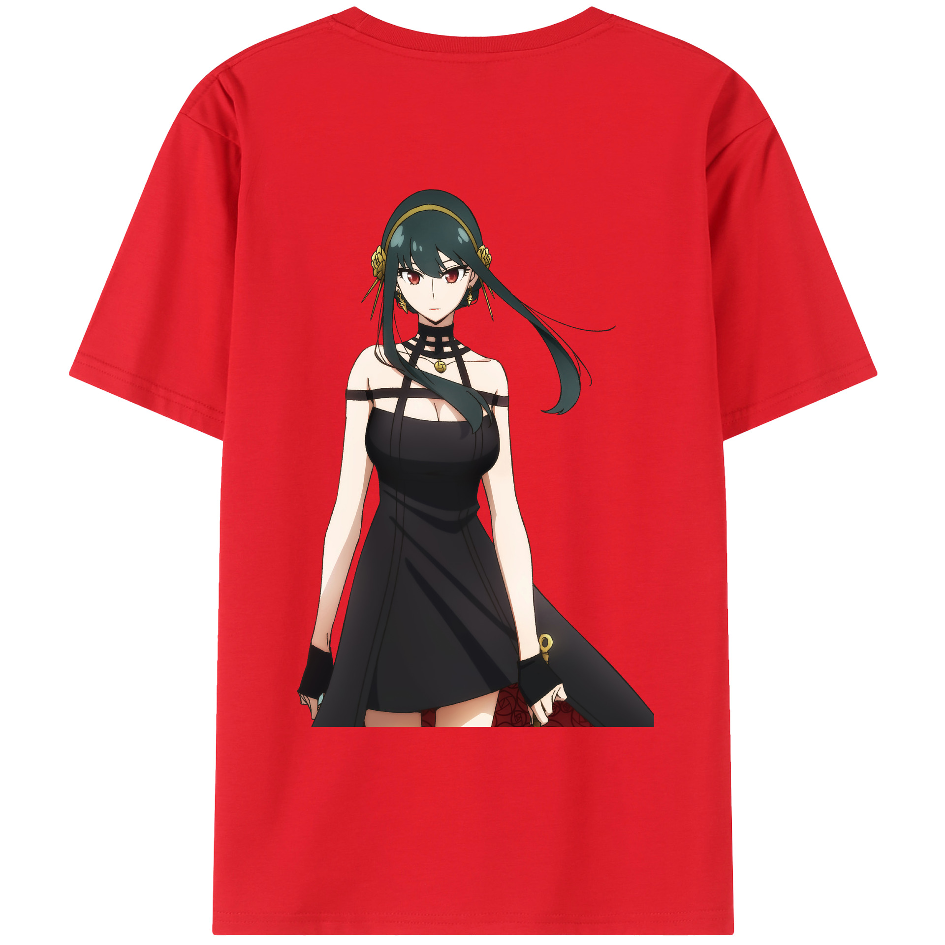 （画像用） SPY×FAMILY间谍家家酒 綿100％ メンズ半袖Tシャツ（バックプリント） 通気性