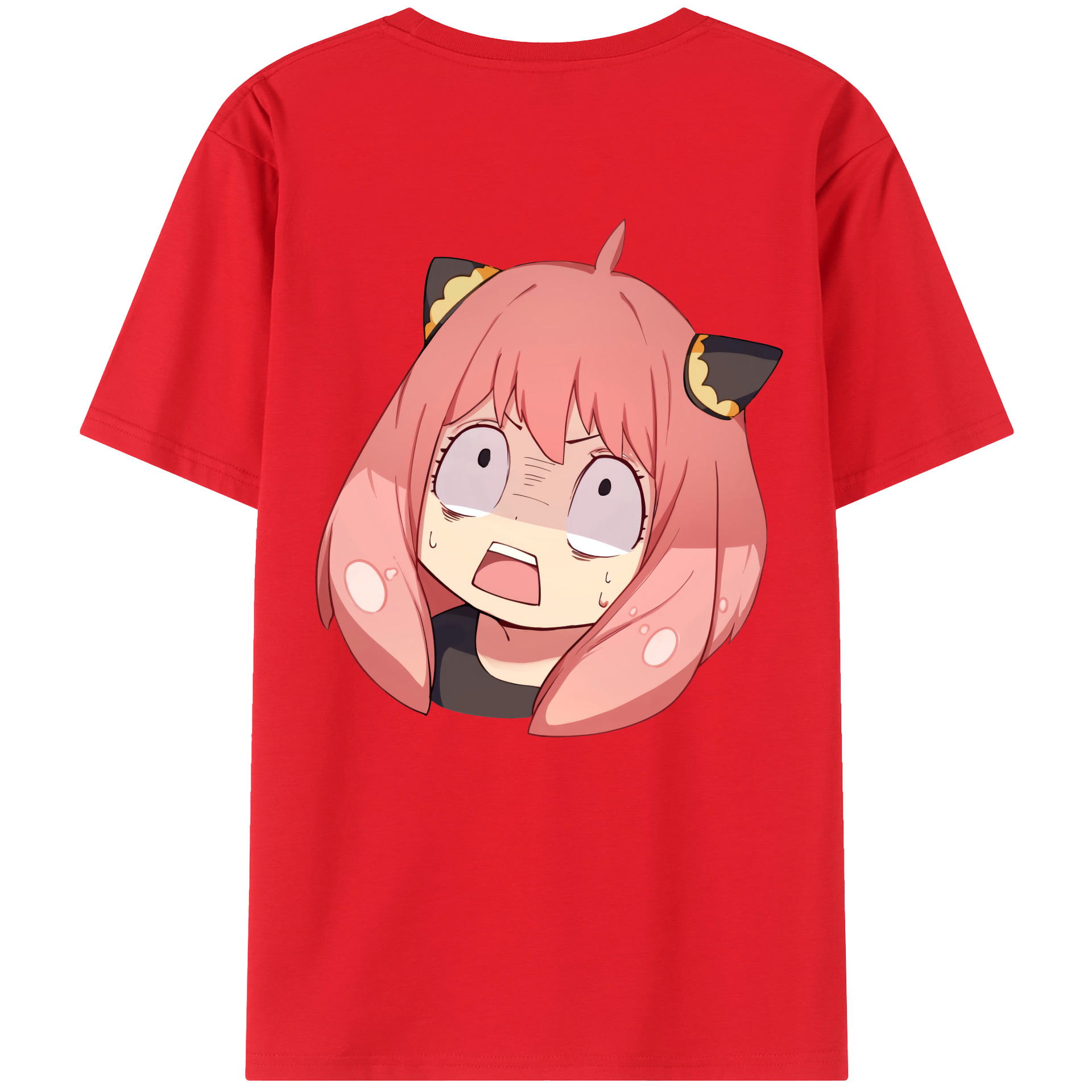 （画像用） SPY×FAMILY间谍家家酒 綿100％ メンズ半袖Tシャツ（バックプリント） 通気性