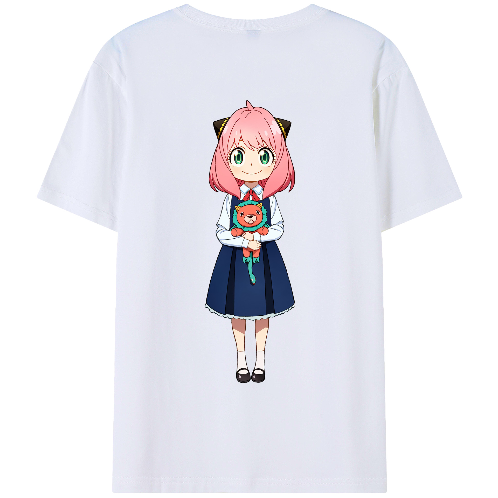 （画像用） SPY×FAMILY间谍家家酒 綿100％ メンズ半袖Tシャツ（バックプリント） 通気性