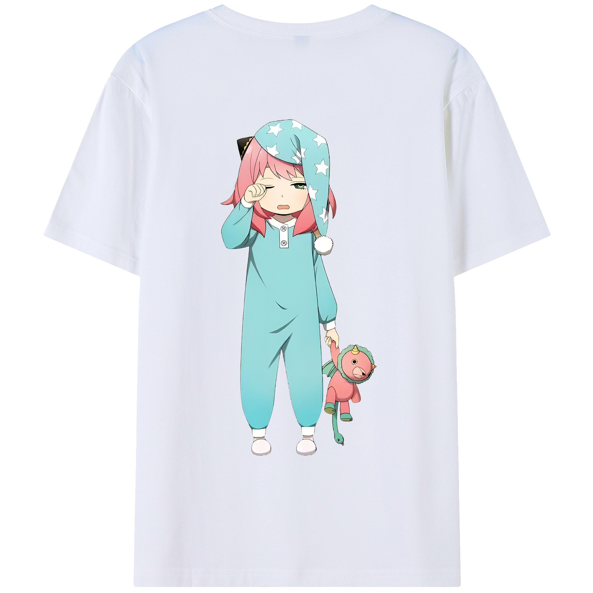 （画像用） SPY×FAMILY间谍家家酒 綿100％ メンズ半袖Tシャツ（バックプリント） 通気性