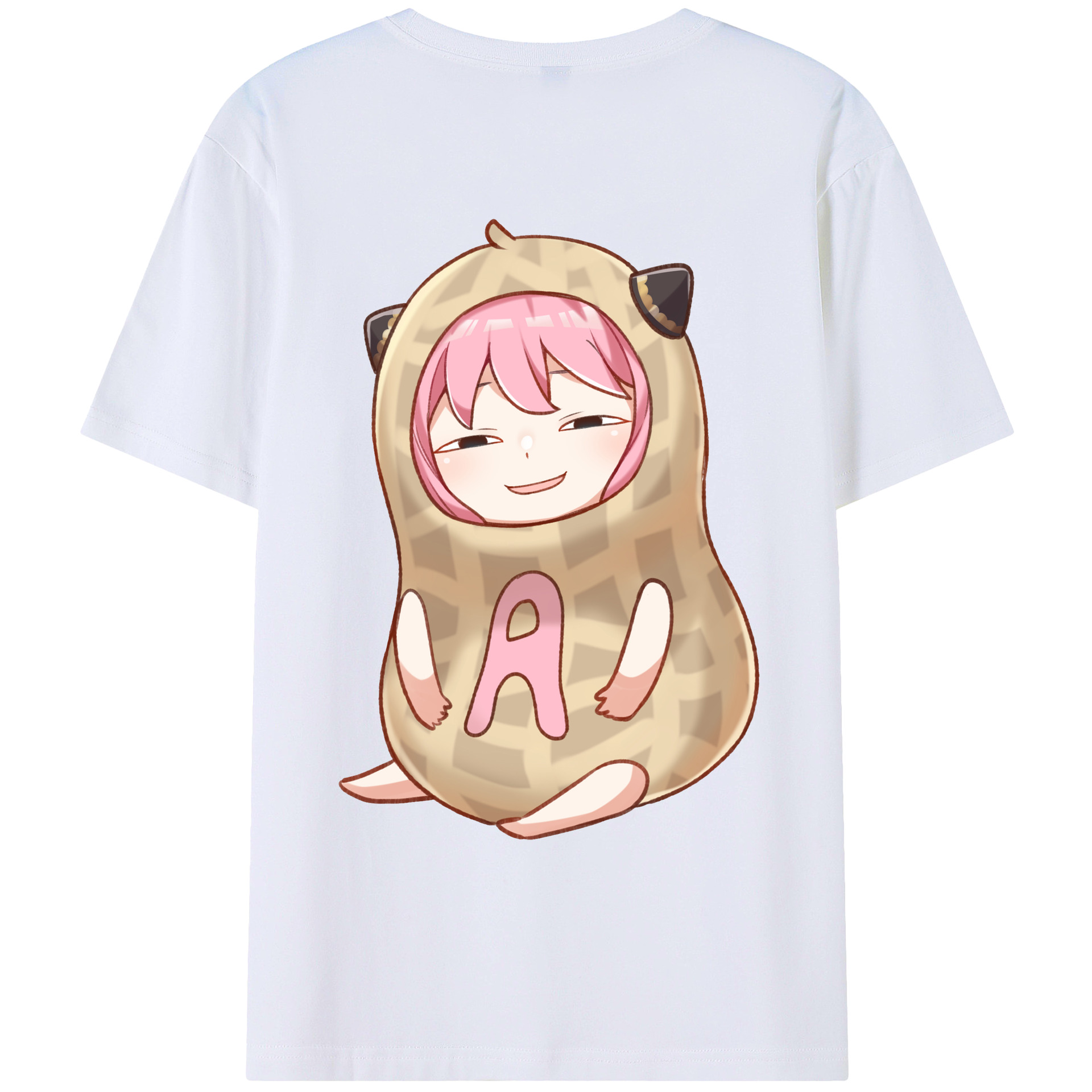 （画像用） SPY×FAMILY间谍家家酒 綿100％ メンズ半袖Tシャツ（バックプリント） 通気性