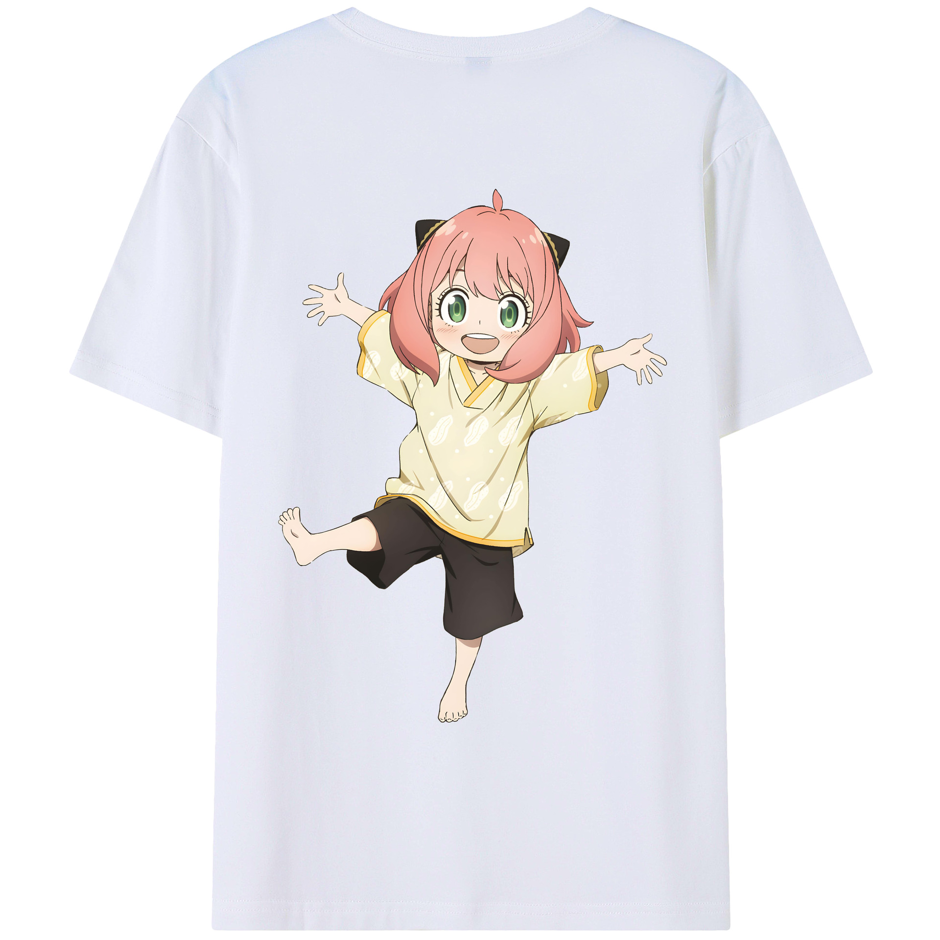 （画像用） SPY×FAMILY间谍家家酒 綿100％ メンズ半袖Tシャツ（バックプリント） 通気性