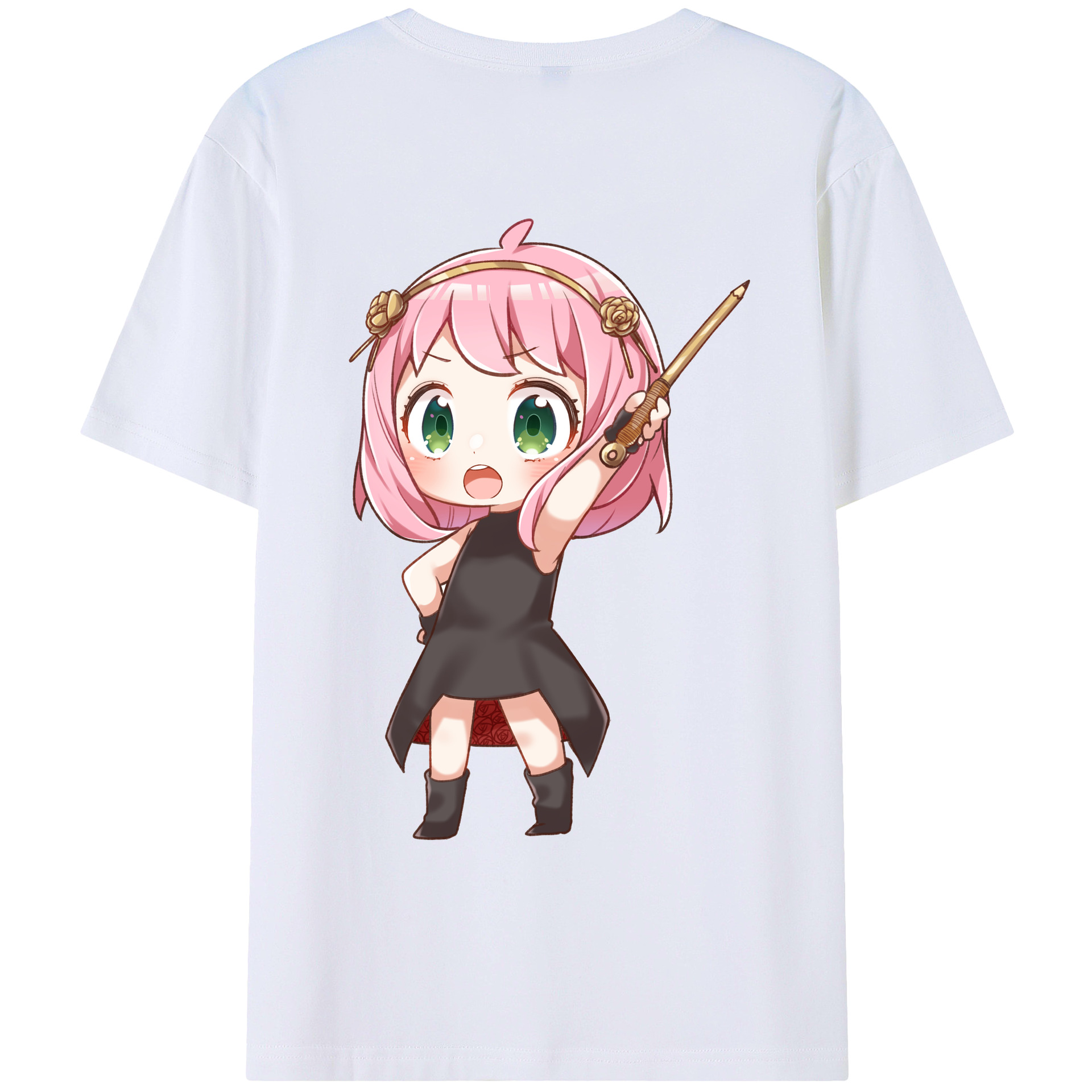 （画像用） SPY×FAMILY间谍家家酒 綿100％ メンズ半袖Tシャツ（バックプリント） 通気性
