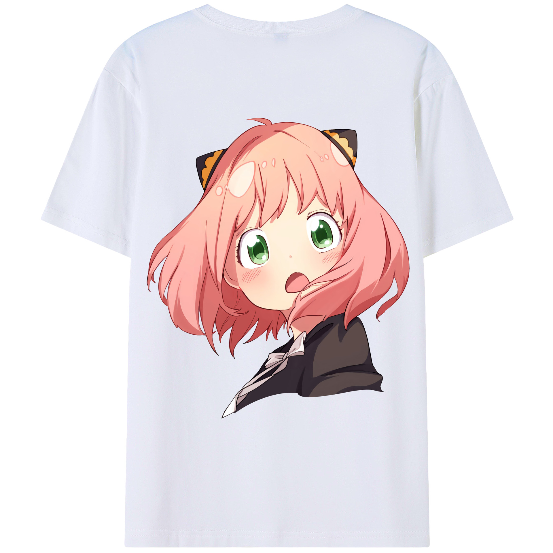 （画像用） SPY×FAMILY间谍家家酒 綿100％ メンズ半袖Tシャツ（バックプリント） 通気性