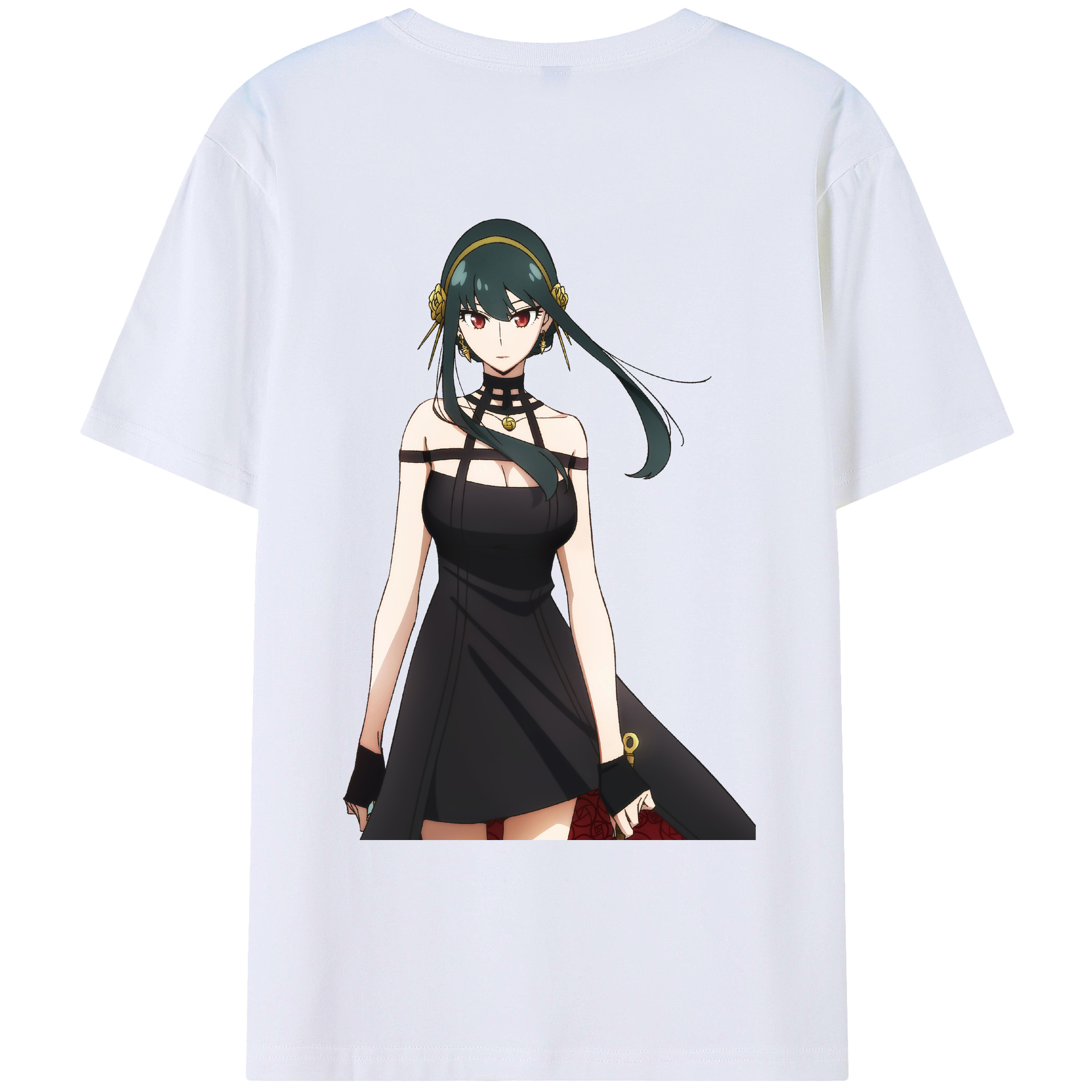 （画像用） SPY×FAMILY间谍家家酒 綿100％ メンズ半袖Tシャツ（バックプリント） 通気性