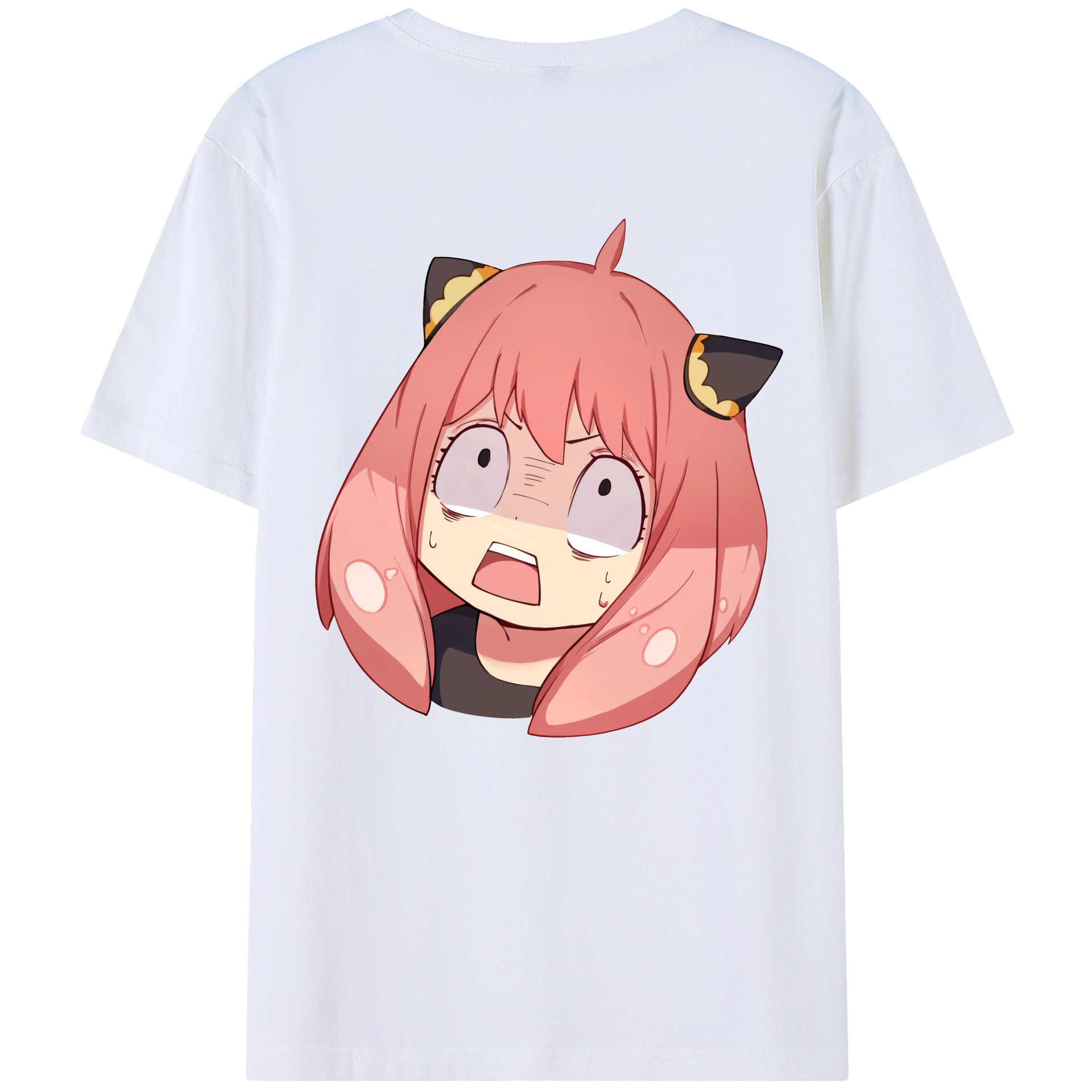 （画像用） SPY×FAMILY间谍家家酒 綿100％ メンズ半袖Tシャツ（バックプリント） 通気性