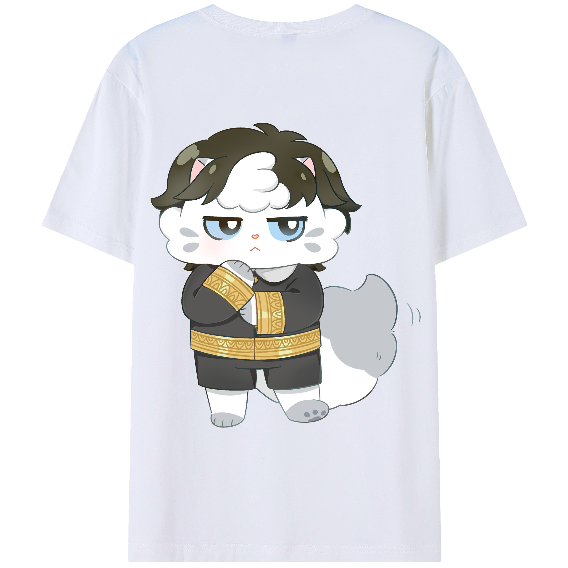 （画像用） SPY×FAMILY间谍家家酒 綿100％ メンズ半袖Tシャツ（バックプリント） 通気性