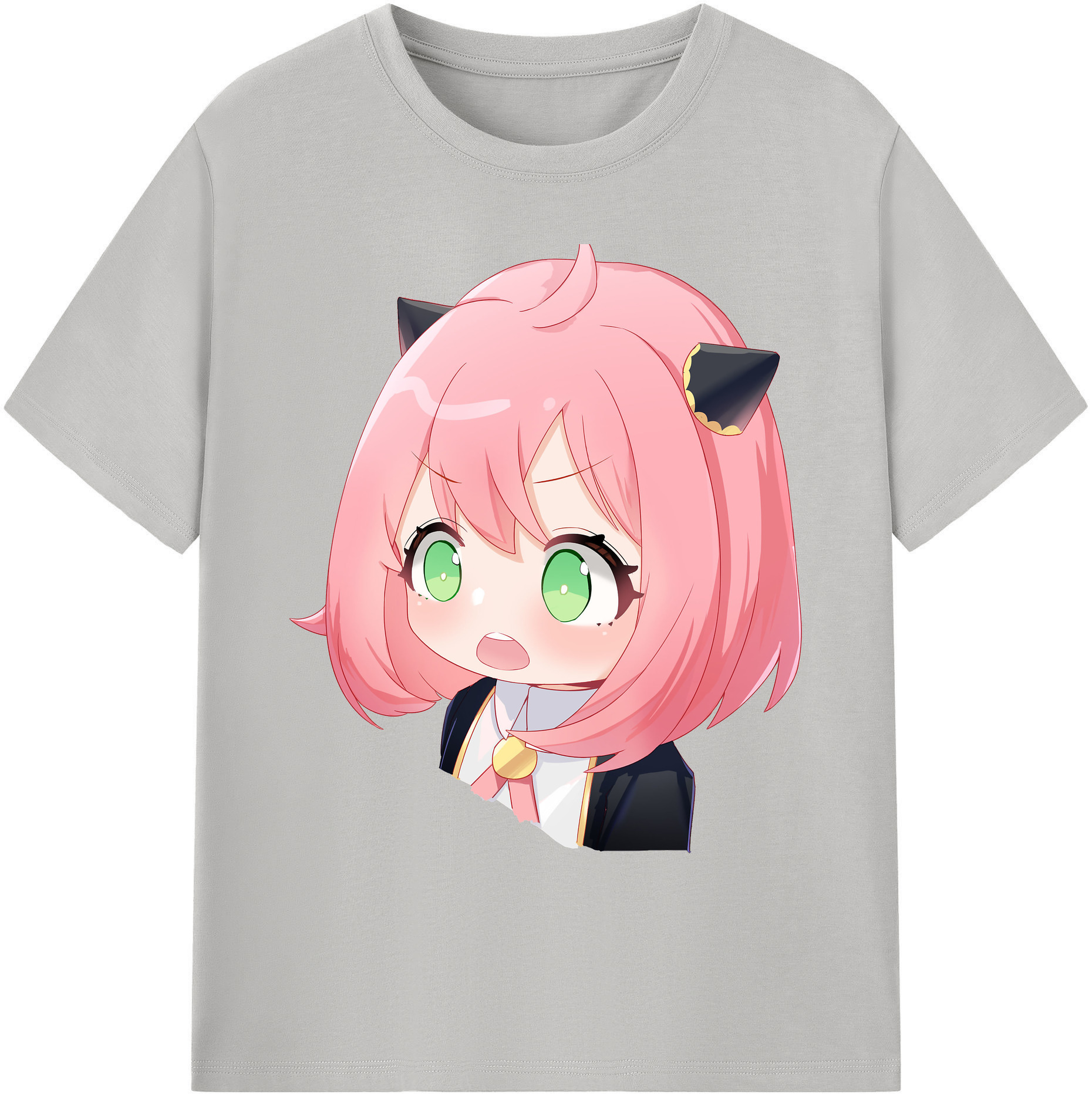 （画像用） SPY×FAMILY间谍家家酒 綿100％ メンズ半袖Tシャツ｜肌触りやわらか＆通気性