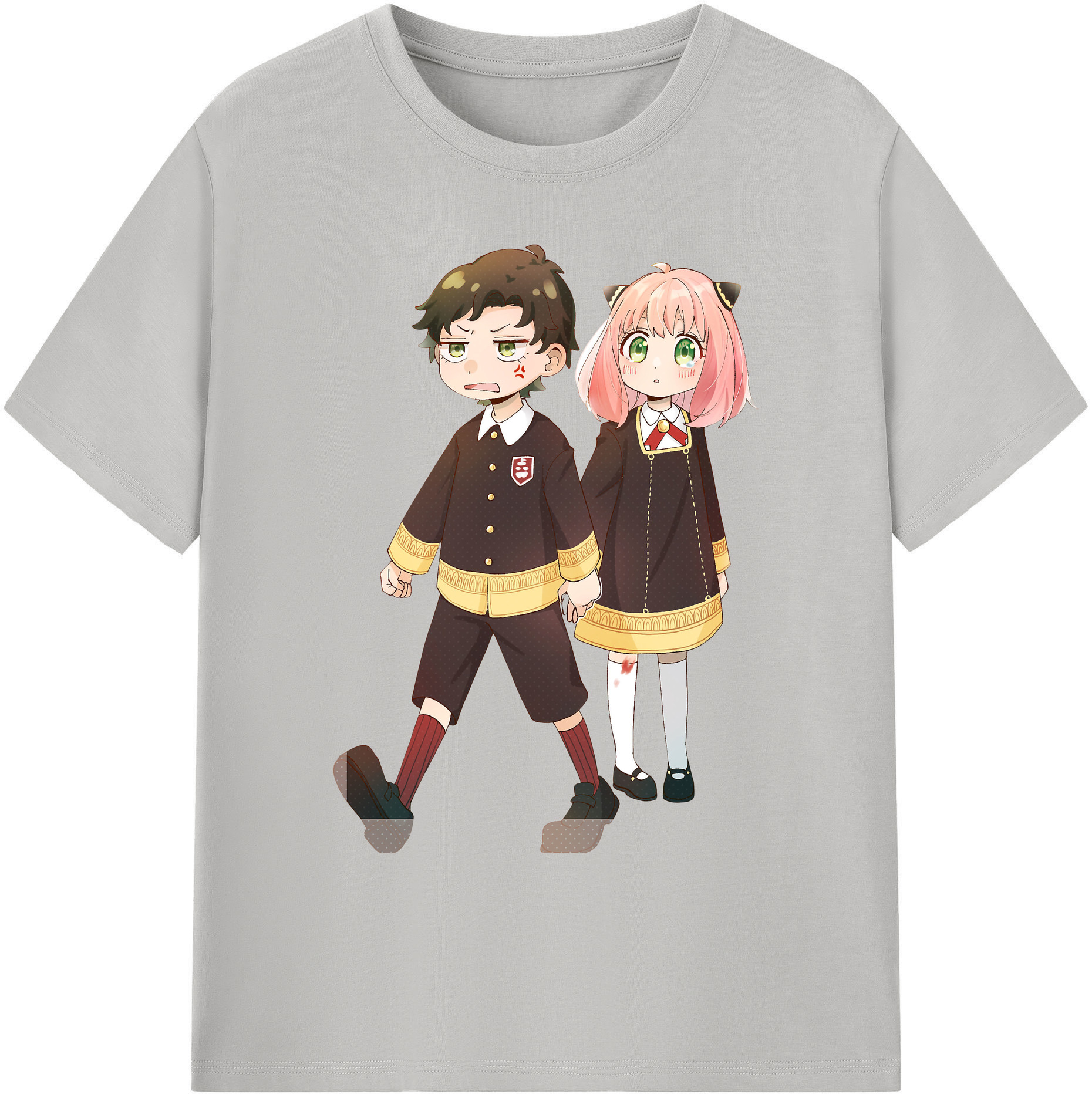 （画像用） SPY×FAMILY间谍家家酒 綿100％ メンズ半袖Tシャツ｜肌触りやわらか＆通気性