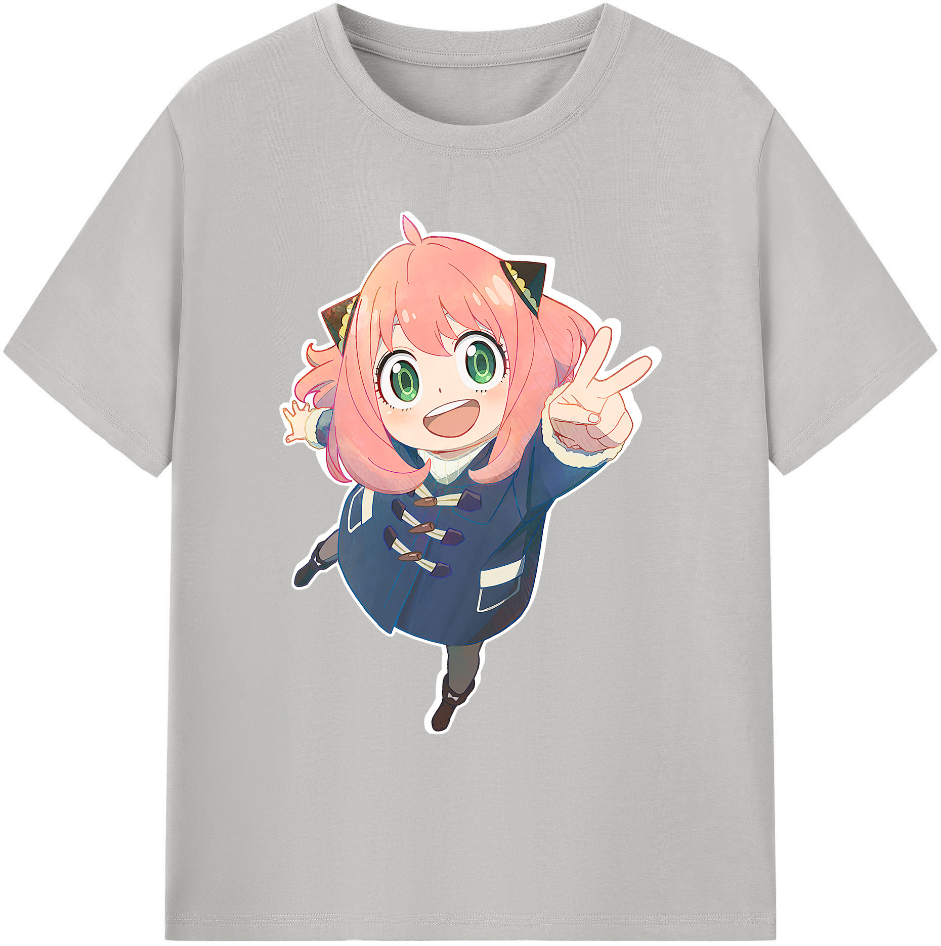 （画像用） SPY×FAMILY间谍家家酒 綿100％ メンズ半袖Tシャツ｜肌触りやわらか＆通気性