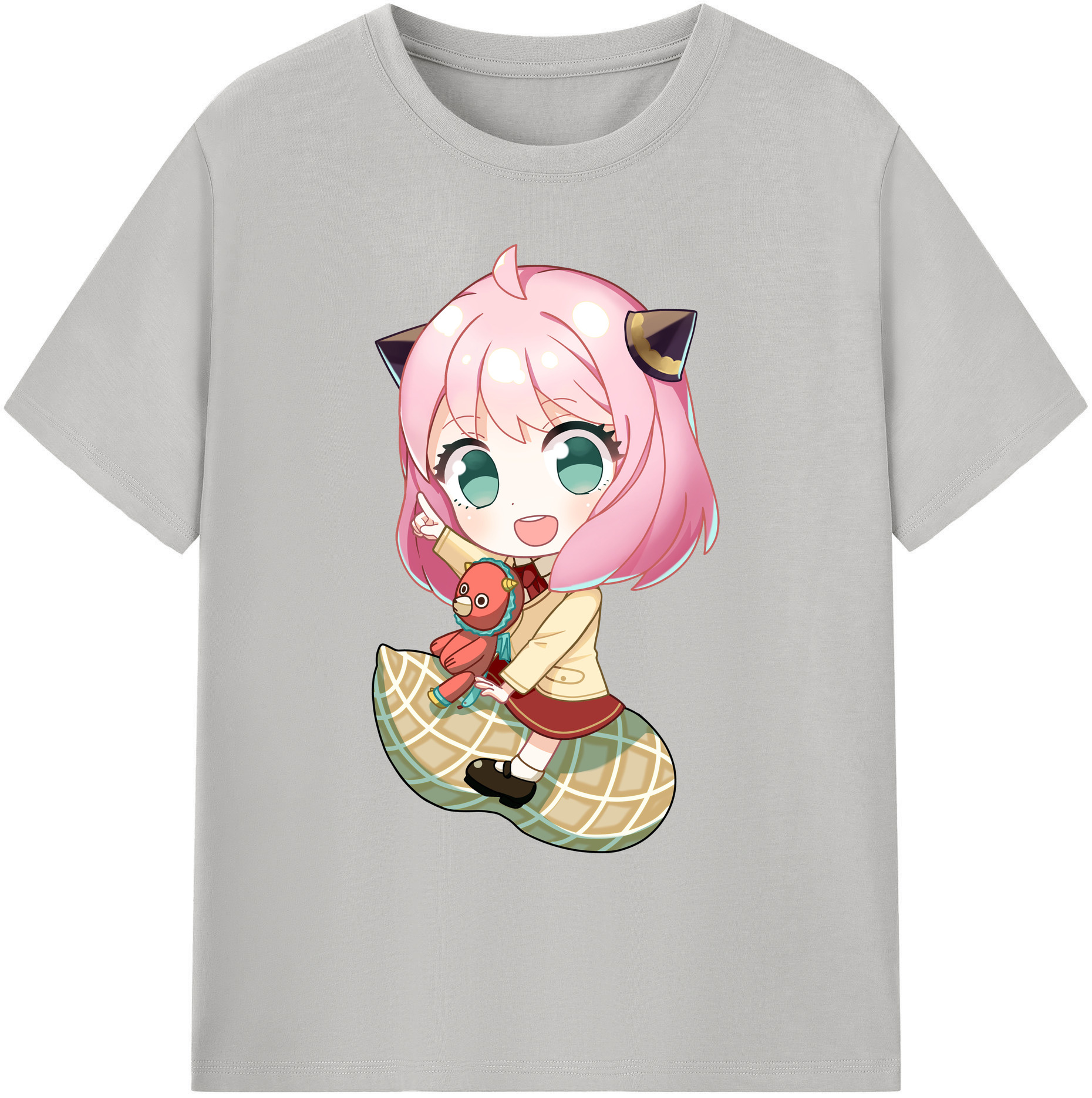 （画像用） SPY×FAMILY间谍家家酒 綿100％ メンズ半袖Tシャツ｜肌触りやわらか＆通気性
