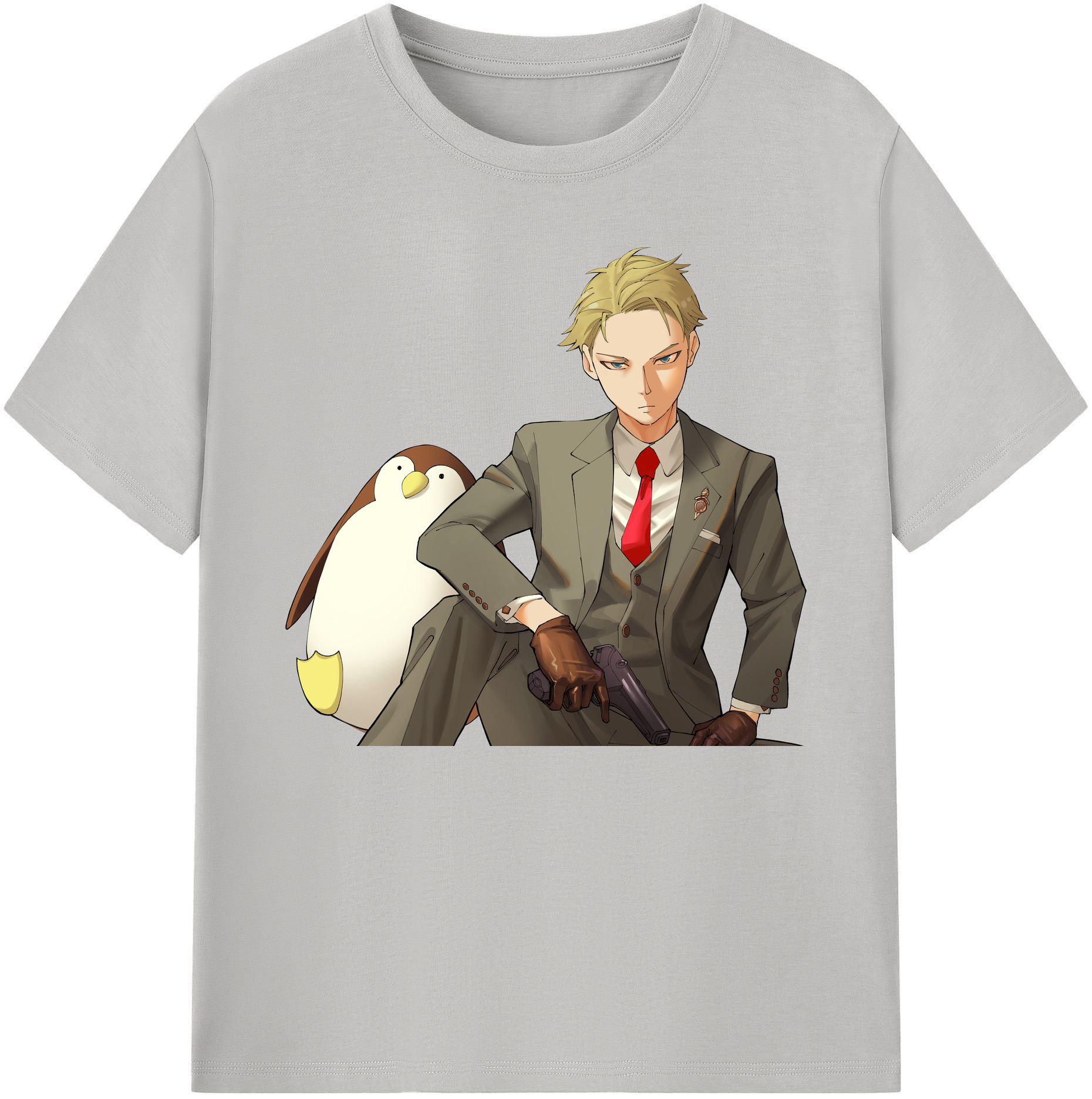 （画像用） SPY×FAMILY间谍家家酒 綿100％ メンズ半袖Tシャツ｜肌触りやわらか＆通気性