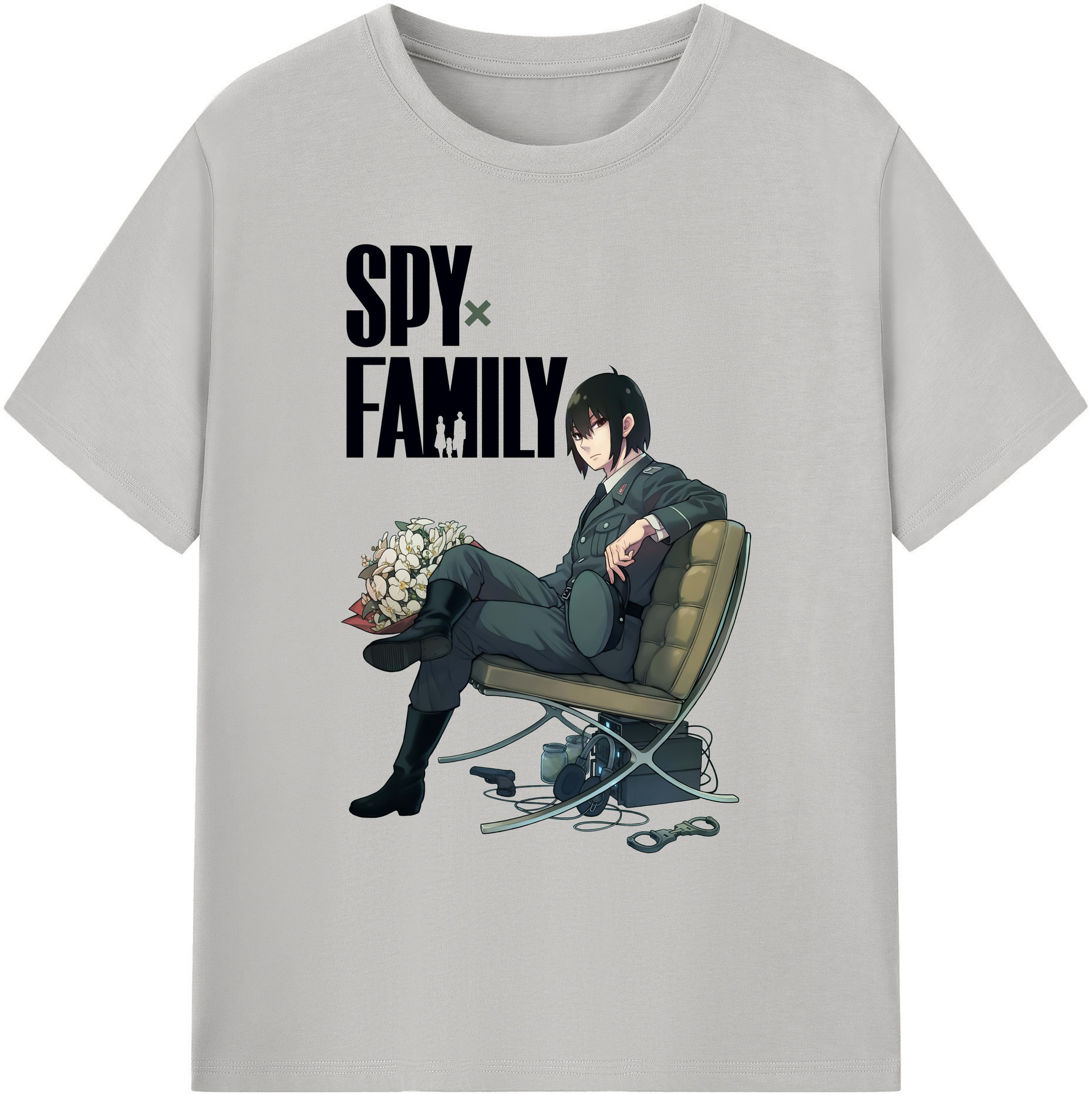 （画像用） SPY×FAMILY间谍家家酒 綿100％ メンズ半袖Tシャツ｜肌触りやわらか＆通気性