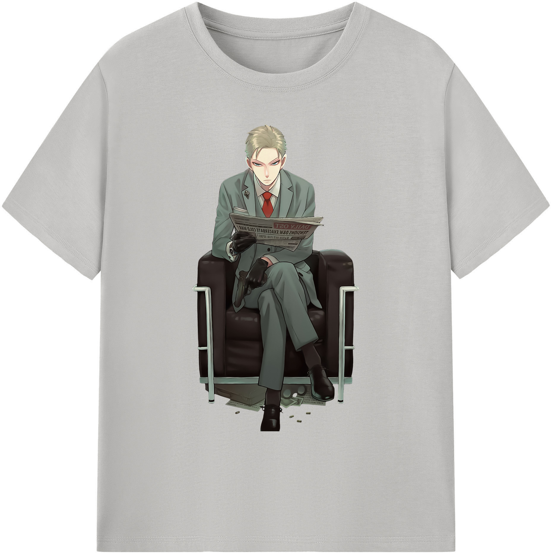 （画像用） SPY×FAMILY间谍家家酒 綿100％ メンズ半袖Tシャツ｜肌触りやわらか＆通気性