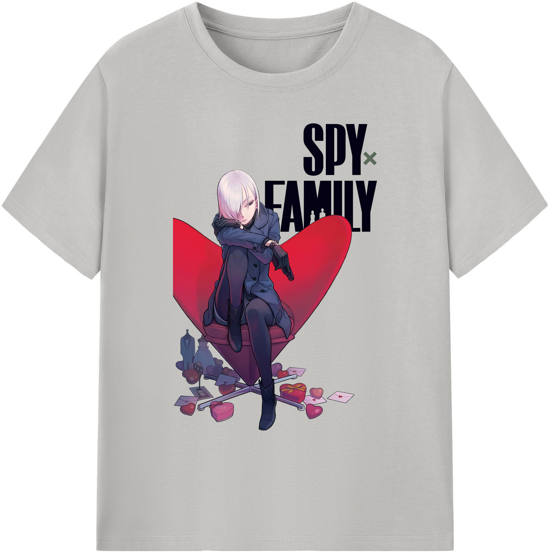 （画像用） SPY×FAMILY间谍家家酒 綿100％ メンズ半袖Tシャツ｜肌触りやわらか＆通気性