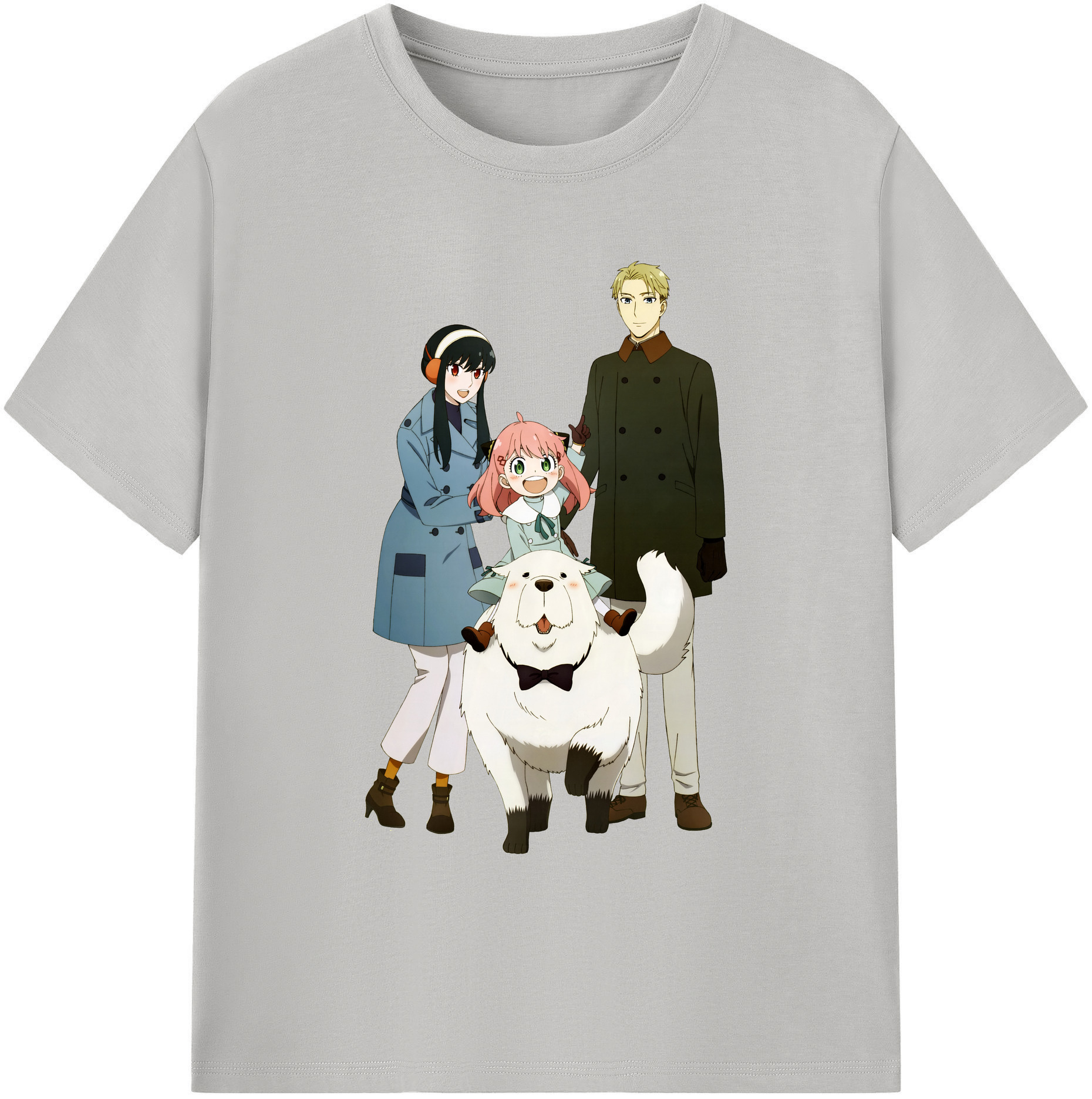 （画像用） SPY×FAMILY间谍家家酒 綿100％ メンズ半袖Tシャツ｜肌触りやわらか＆通気性