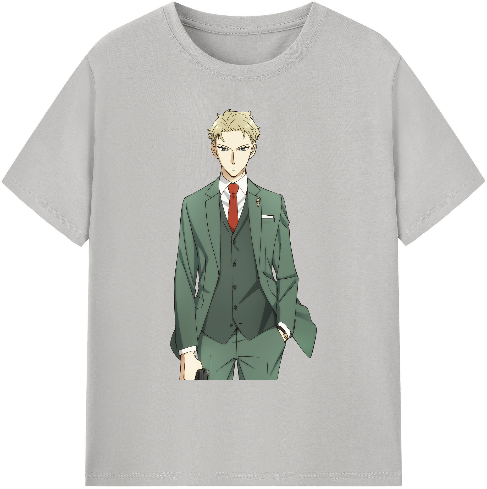 （画像用） SPY×FAMILY间谍家家酒 綿100％ メンズ半袖Tシャツ｜肌触りやわらか＆通気性