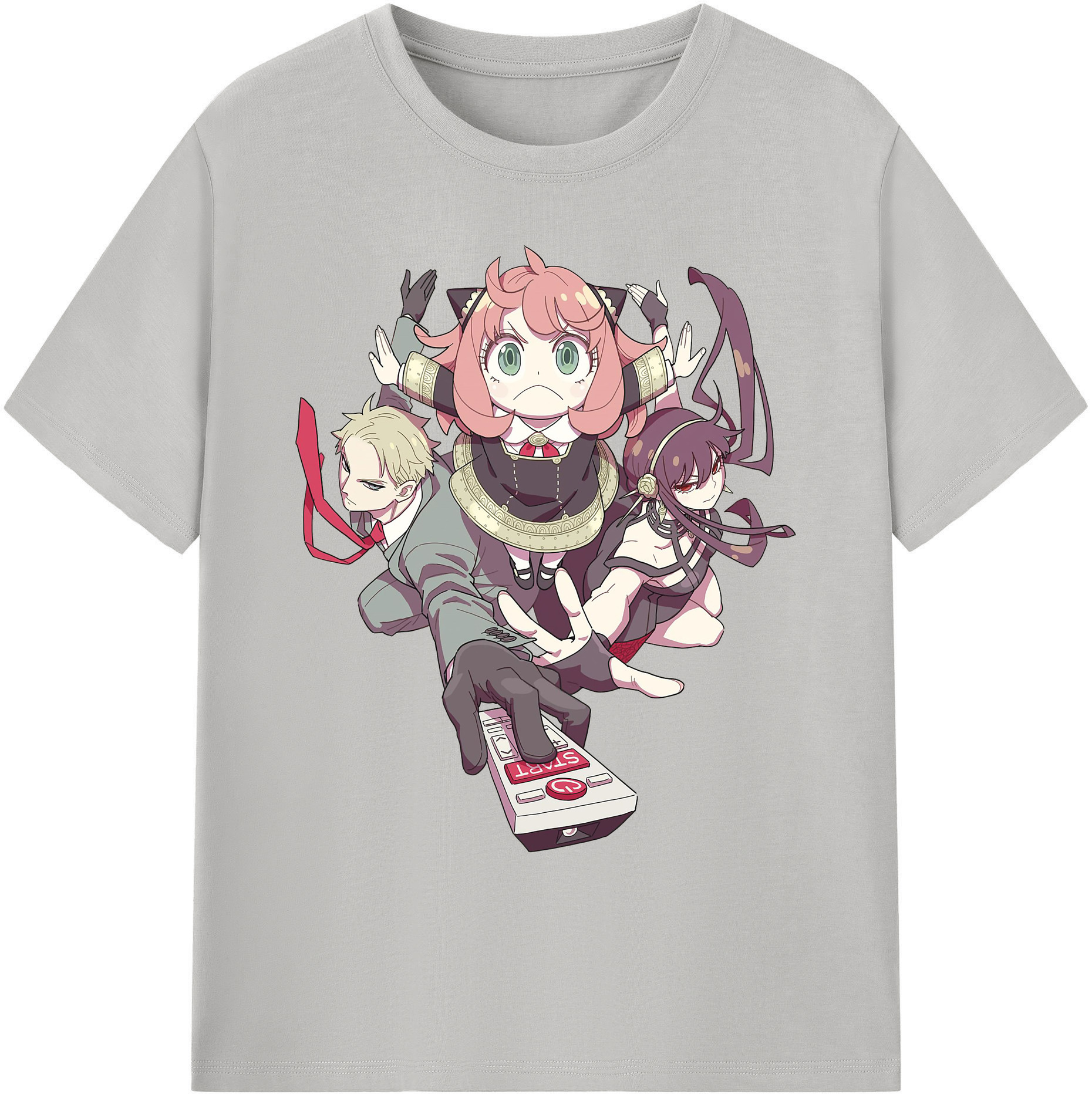 （画像用） SPY×FAMILY间谍家家酒 綿100％ メンズ半袖Tシャツ｜肌触りやわらか＆通気性