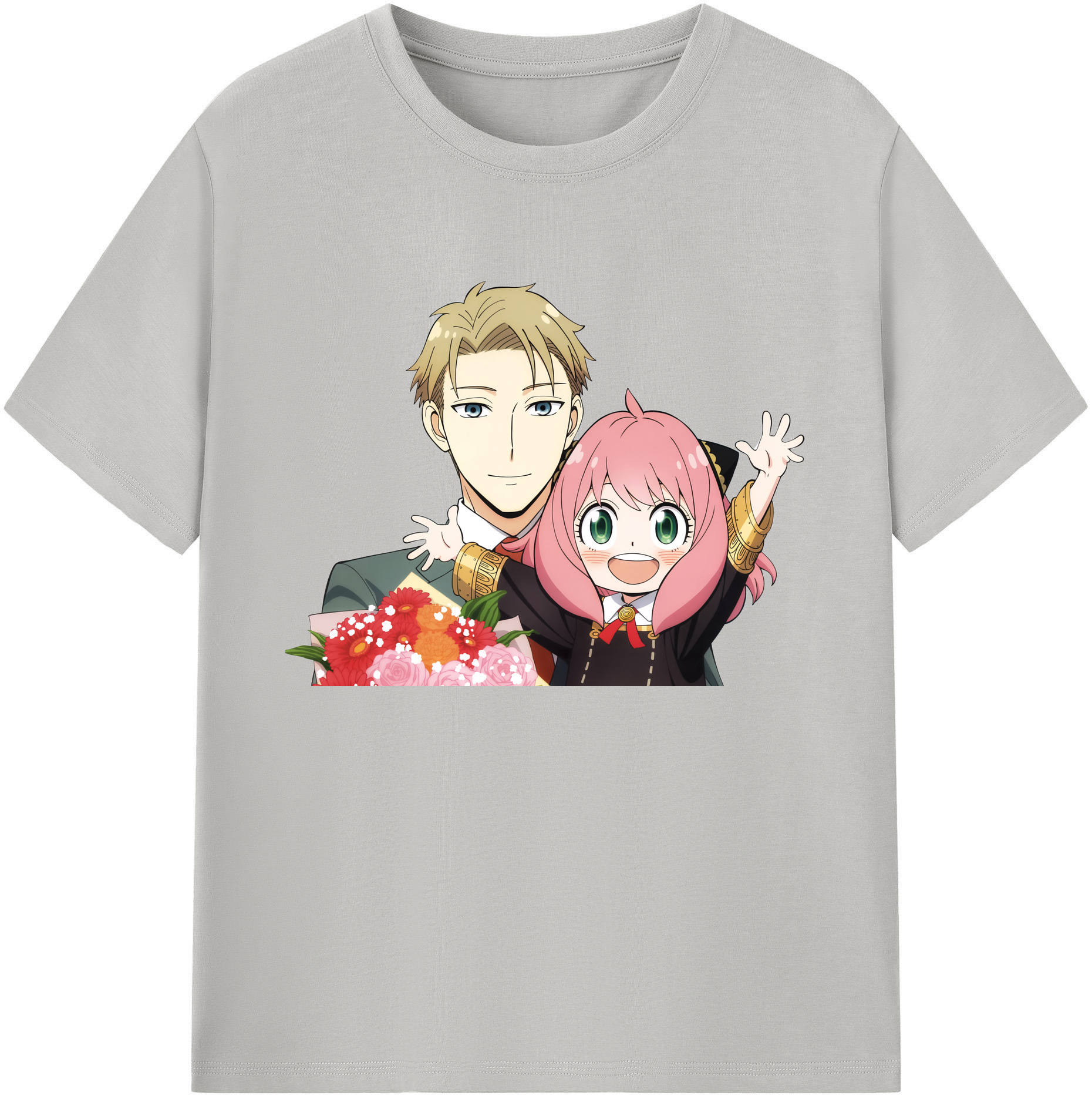 （画像用） SPY×FAMILY间谍家家酒 綿100％ メンズ半袖Tシャツ｜肌触りやわらか＆通気性