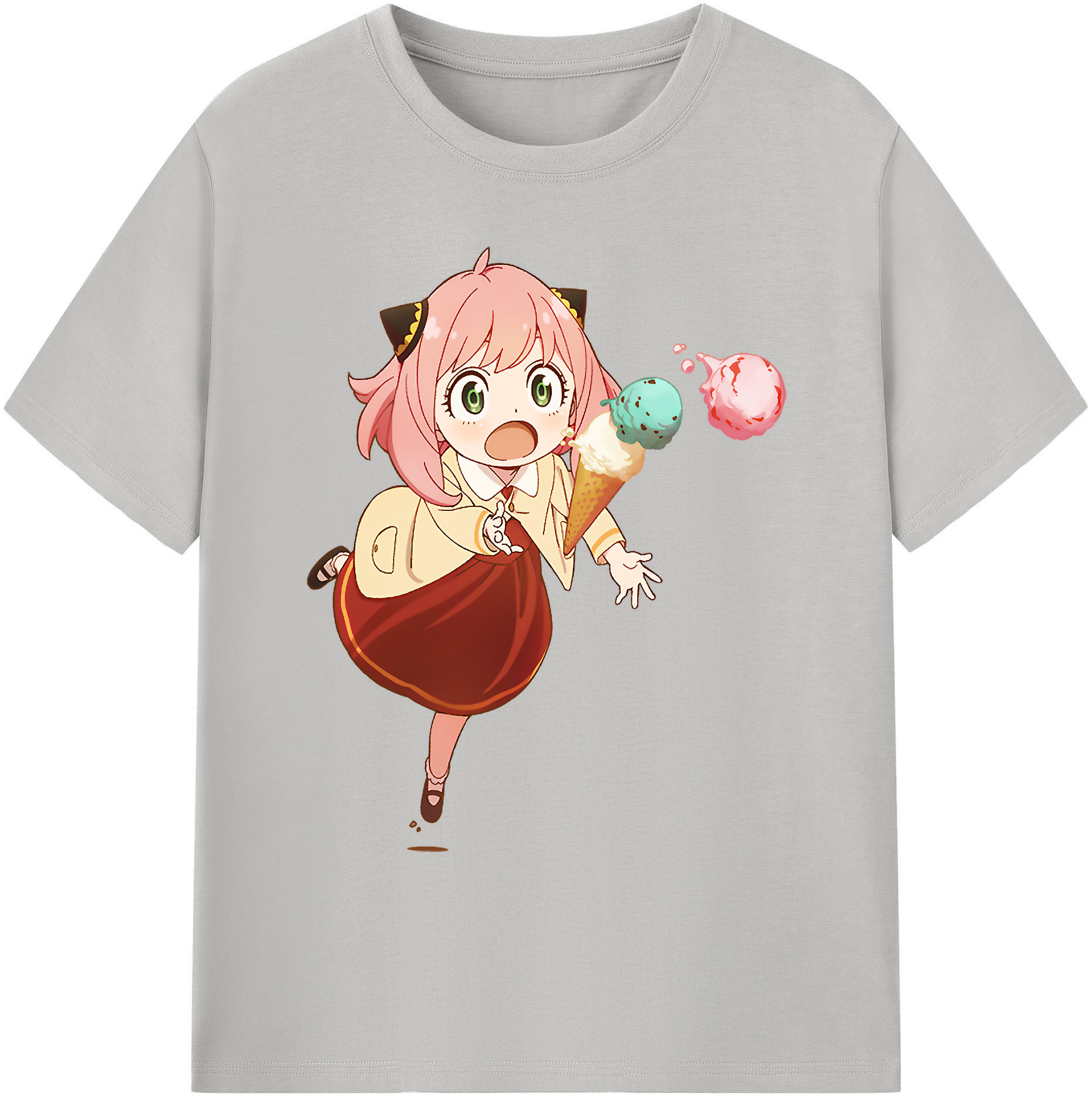 （画像用） SPY×FAMILY间谍家家酒 綿100％ メンズ半袖Tシャツ｜肌触りやわらか＆通気性