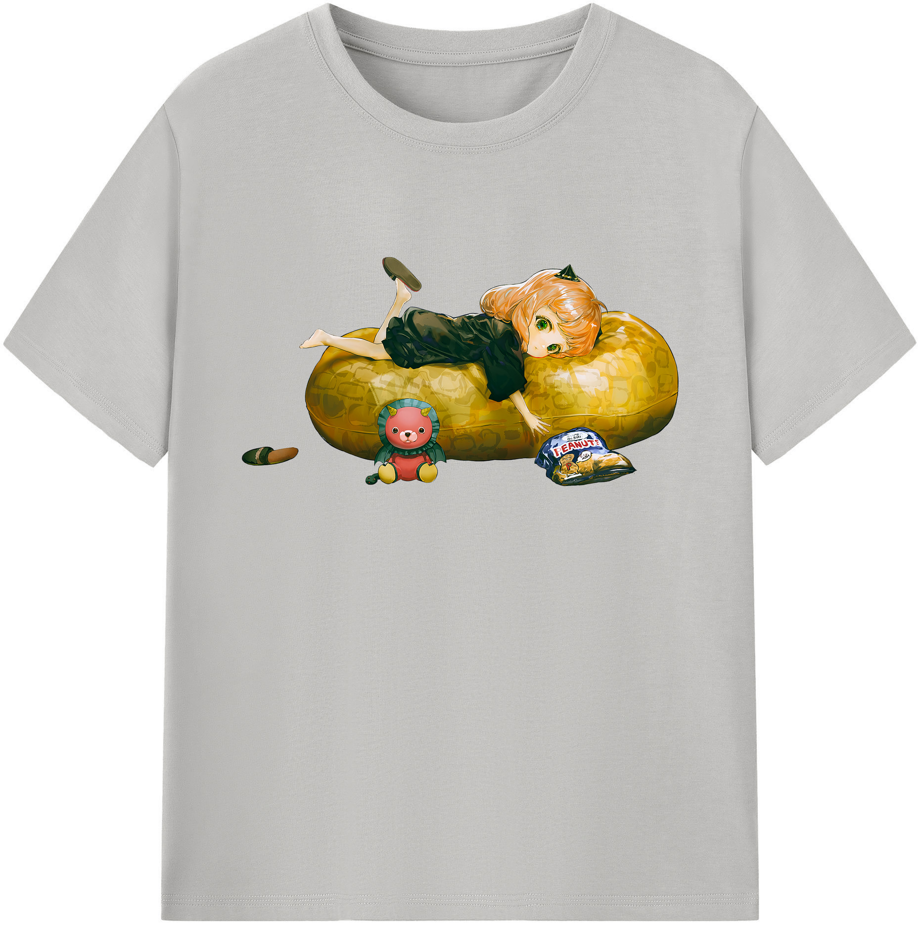 （画像用） SPY×FAMILY间谍家家酒 綿100％ メンズ半袖Tシャツ｜肌触りやわらか＆通気性