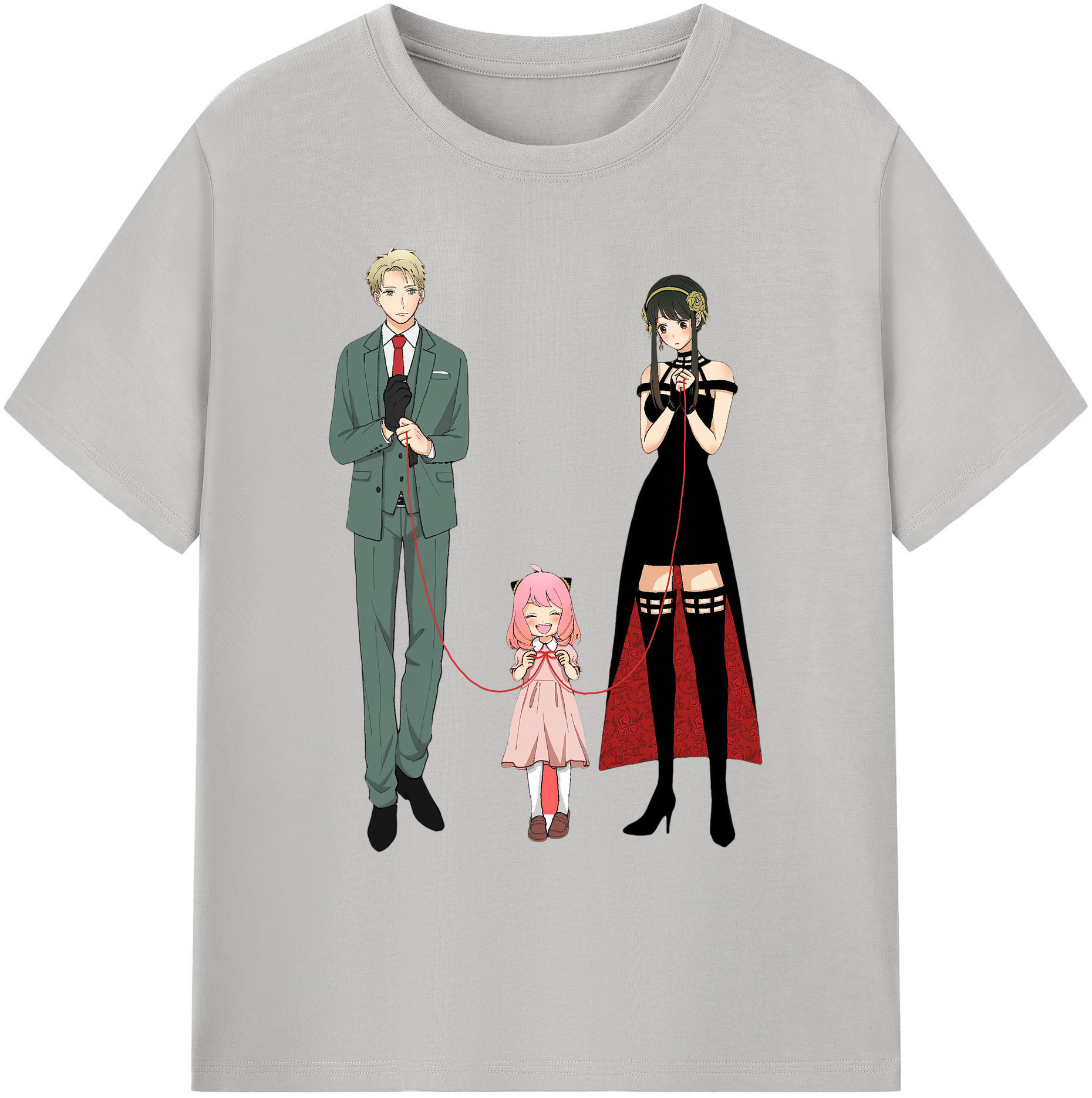 （画像用） SPY×FAMILY间谍家家酒 綿100％ メンズ半袖Tシャツ｜肌触りやわらか＆通気性