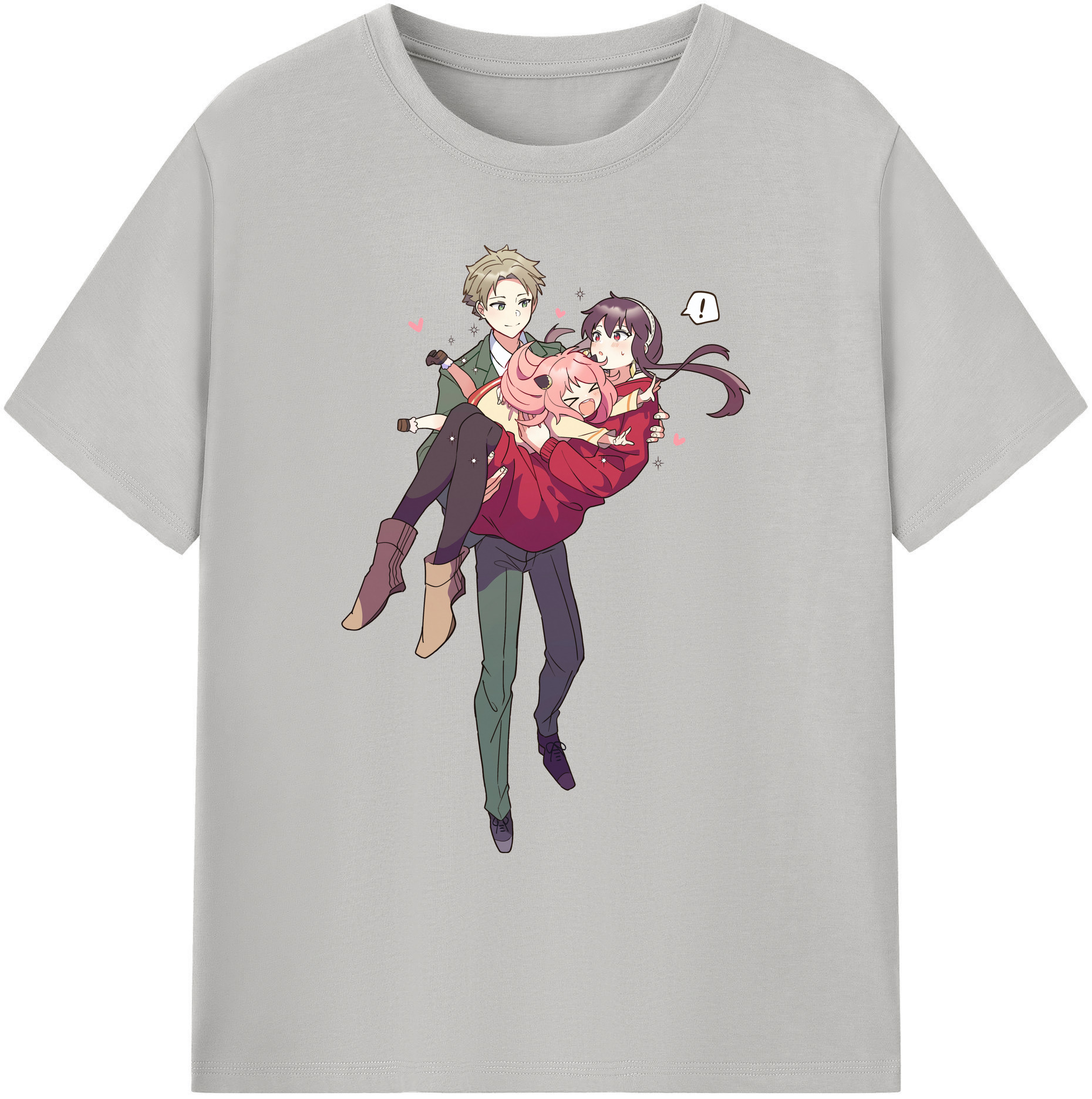 （画像用） SPY×FAMILY间谍家家酒 綿100％ メンズ半袖Tシャツ｜肌触りやわらか＆通気性