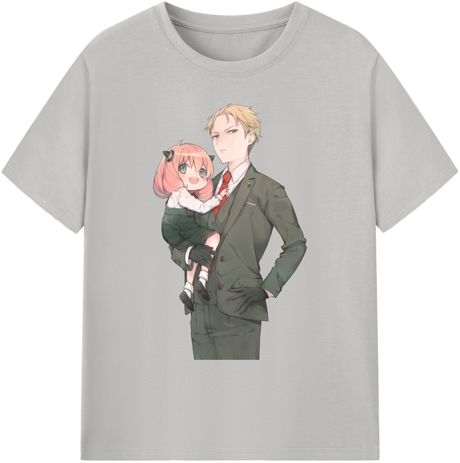 （画像用） SPY×FAMILY间谍家家酒 綿100％ メンズ半袖Tシャツ｜肌触りやわらか＆通気性
