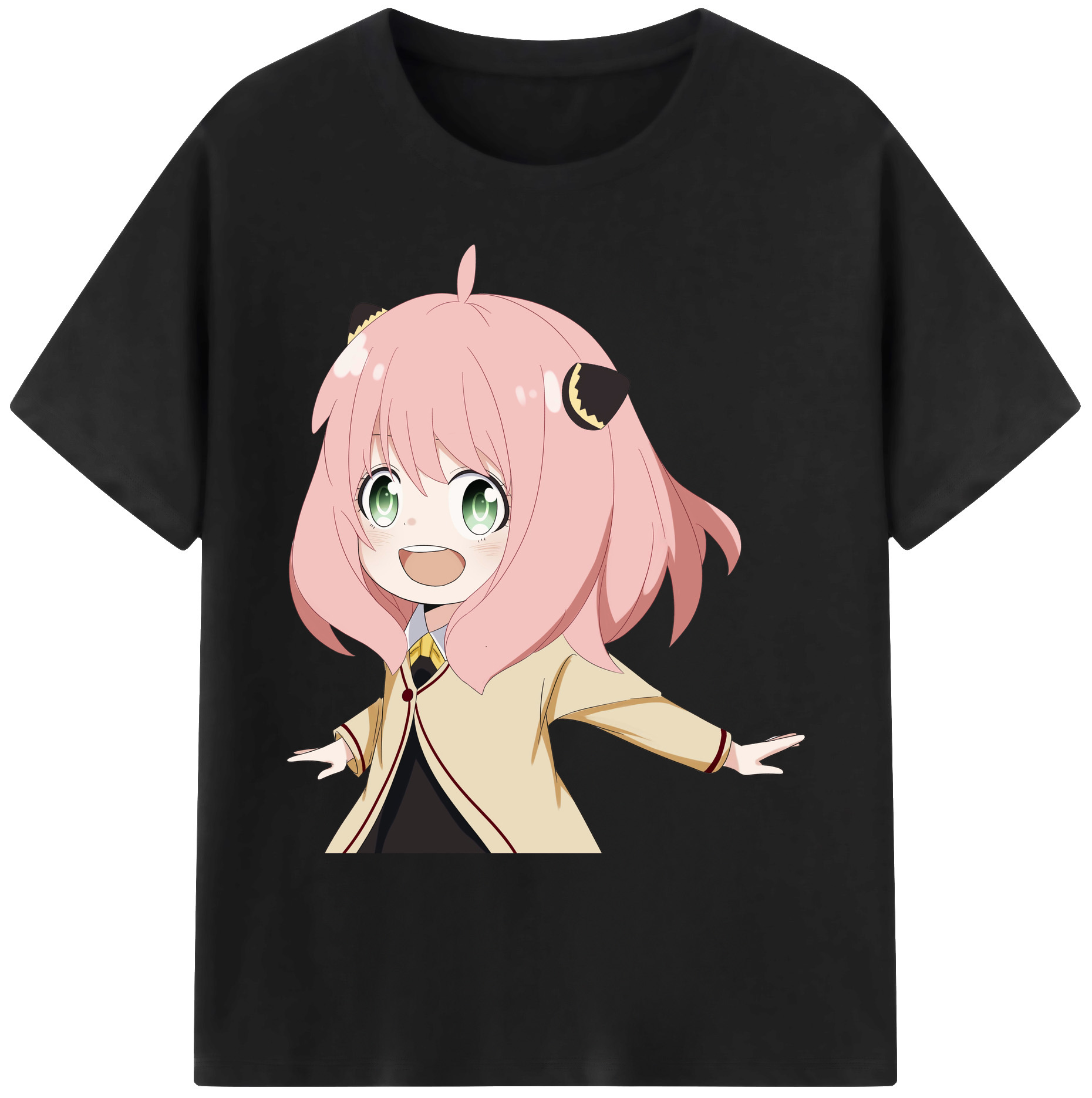（画像用） SPY×FAMILY间谍家家酒 綿100％ メンズ半袖Tシャツ｜肌触りやわらか＆通気性