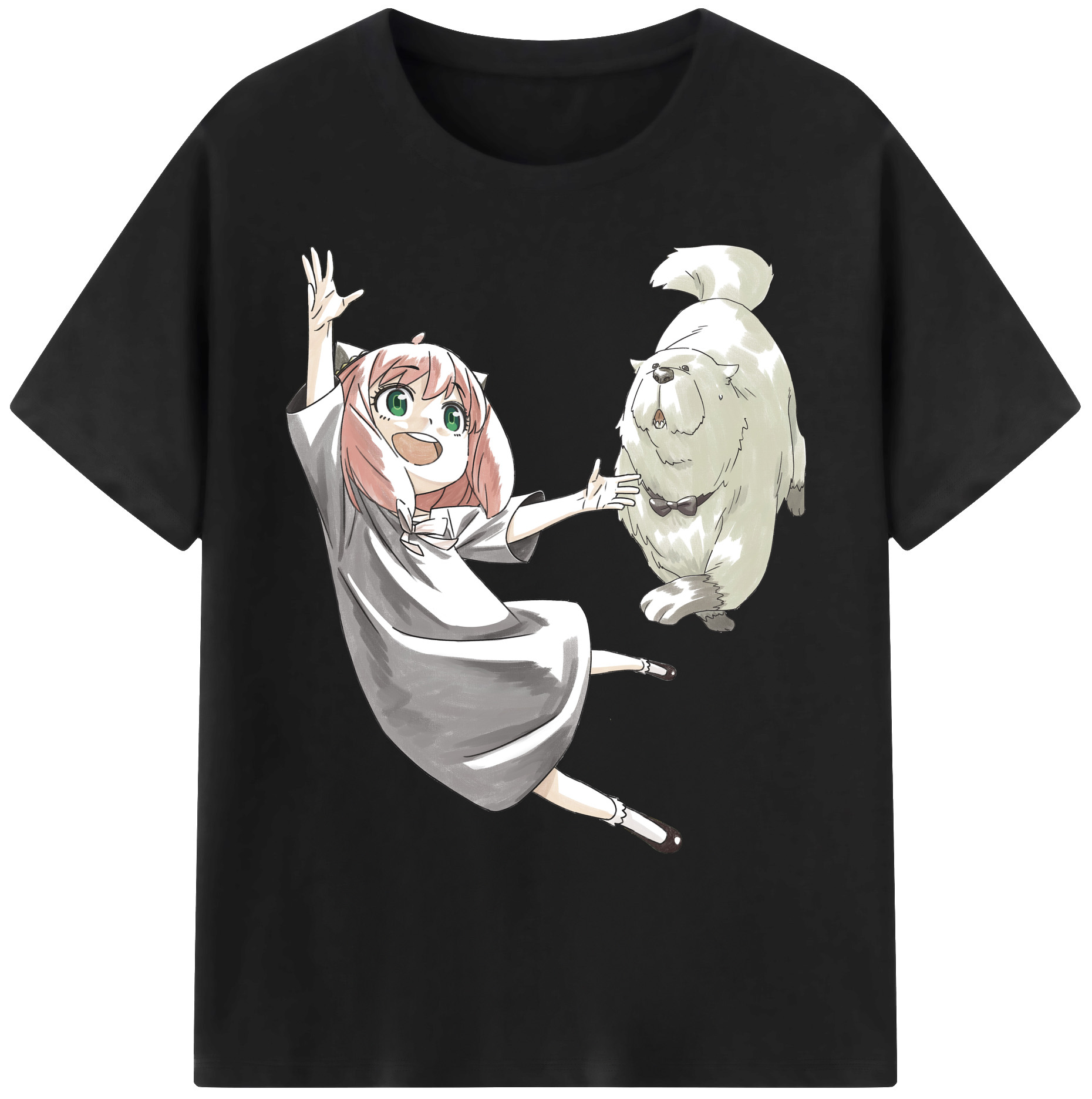 （画像用） SPY×FAMILY间谍家家酒 綿100％ メンズ半袖Tシャツ｜肌触りやわらか＆通気性