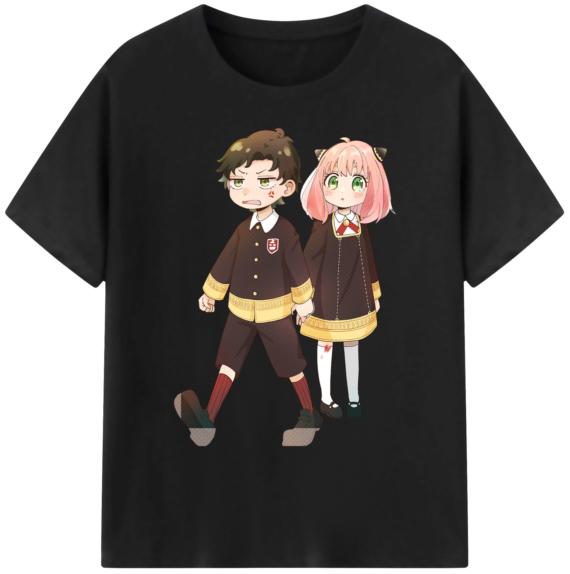 （画像用） SPY×FAMILY间谍家家酒 綿100％ メンズ半袖Tシャツ｜肌触りやわらか＆通気性