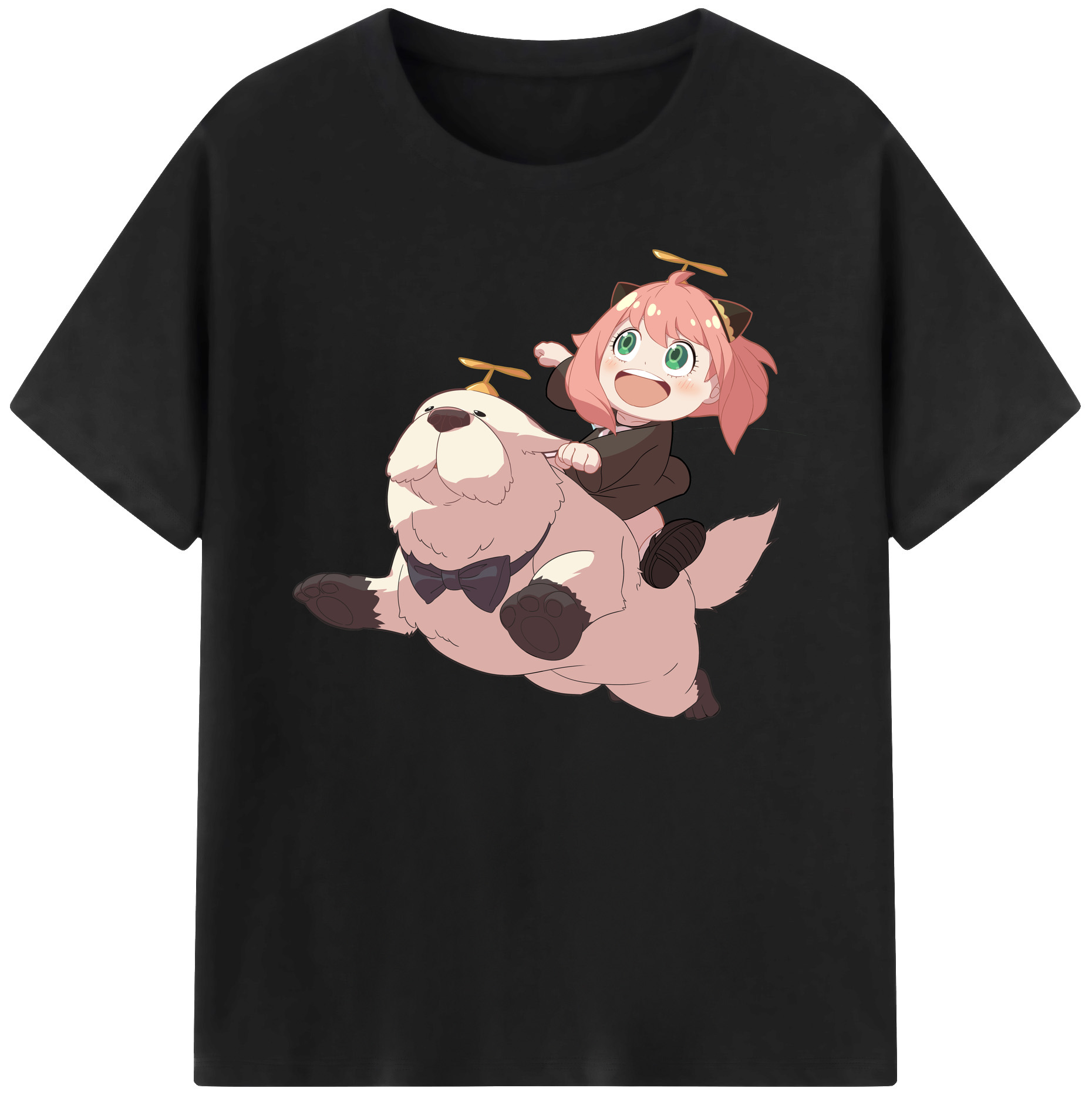 （画像用） SPY×FAMILY间谍家家酒 綿100％ メンズ半袖Tシャツ｜肌触りやわらか＆通気性